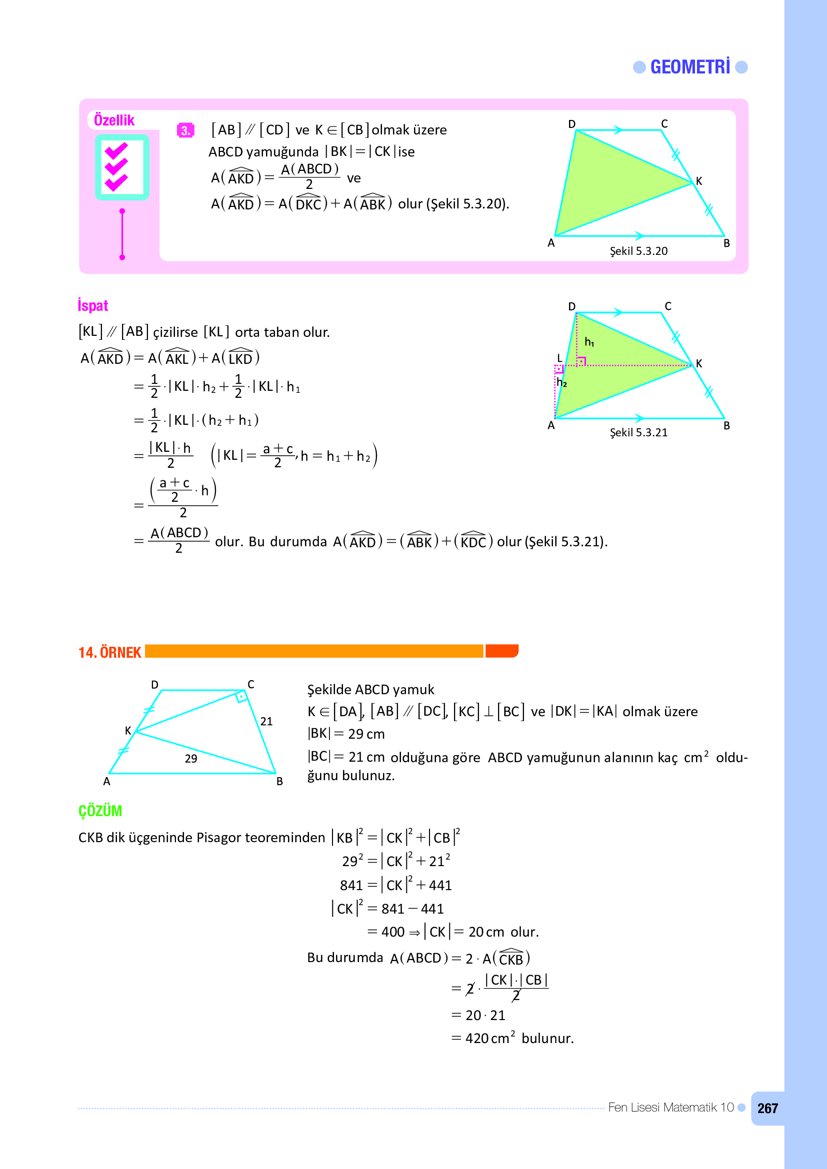 10. Sınıf Meb Yayınları Fen Lisesi Matematik Ders Kitabı Sayfa 267 Cevapları 10. Sınıf Meb Yayınları Fen Lisesi Matematik Ders Kitabı Sayfa 267 Cevapları