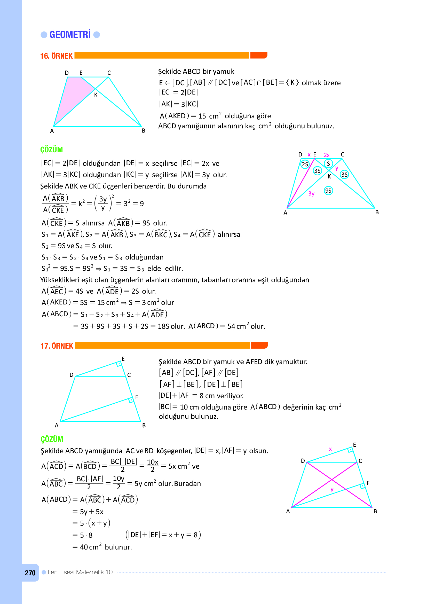 10. Sınıf Meb Yayınları Fen Lisesi Matematik Ders Kitabı Sayfa 270 Cevapları