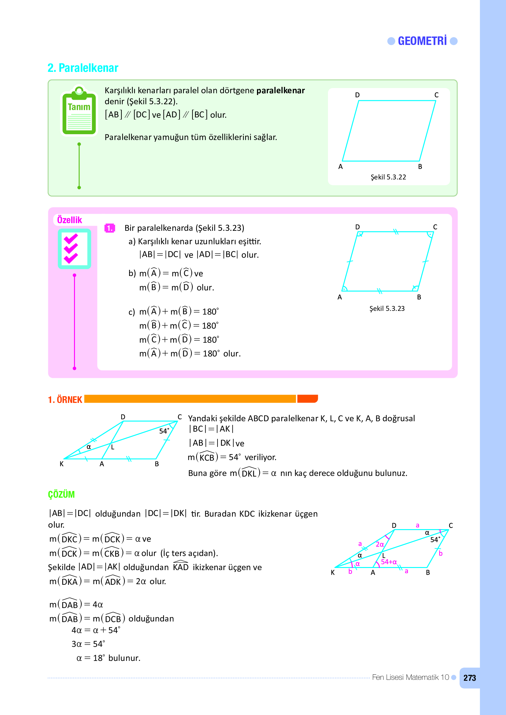 10. Sınıf Meb Yayınları Fen Lisesi Matematik Ders Kitabı Sayfa 273 Cevapları 10. Sınıf Meb Yayınları Fen Lisesi Matematik Ders Kitabı Sayfa 273 Cevapları