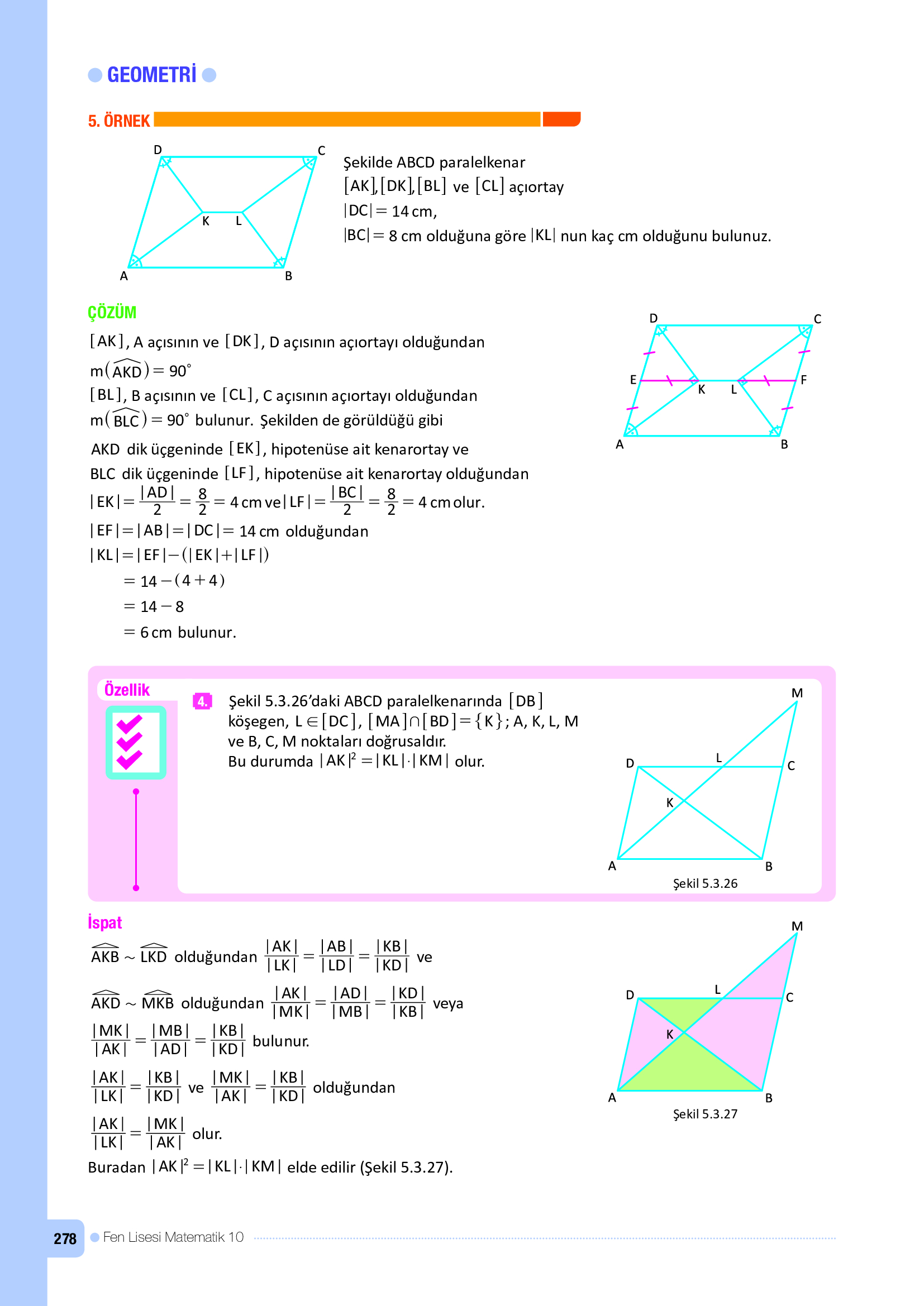 10. Sınıf Meb Yayınları Fen Lisesi Matematik Ders Kitabı Sayfa 278 Cevapları