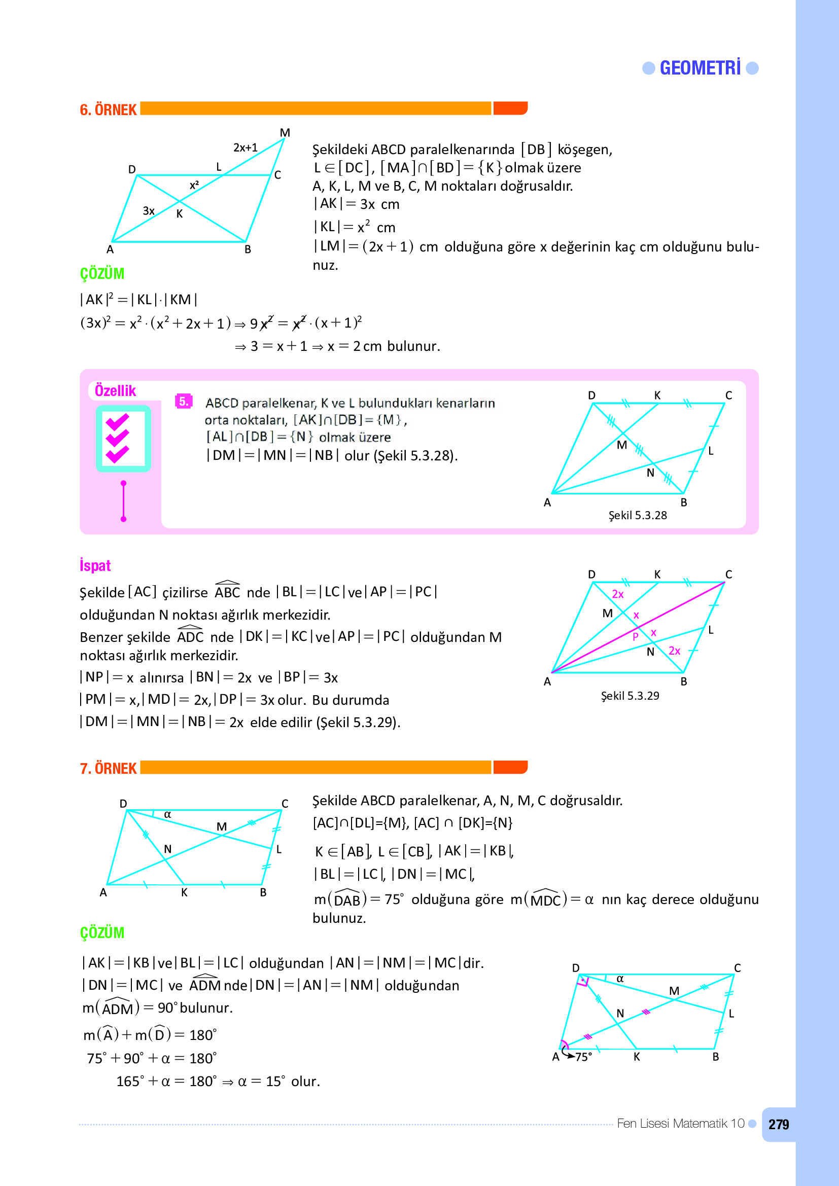 10. Sınıf Meb Yayınları Fen Lisesi Matematik Ders Kitabı Sayfa 279 Cevapları 10. Sınıf Meb Yayınları Fen Lisesi Matematik Ders Kitabı Sayfa 279 Cevapları