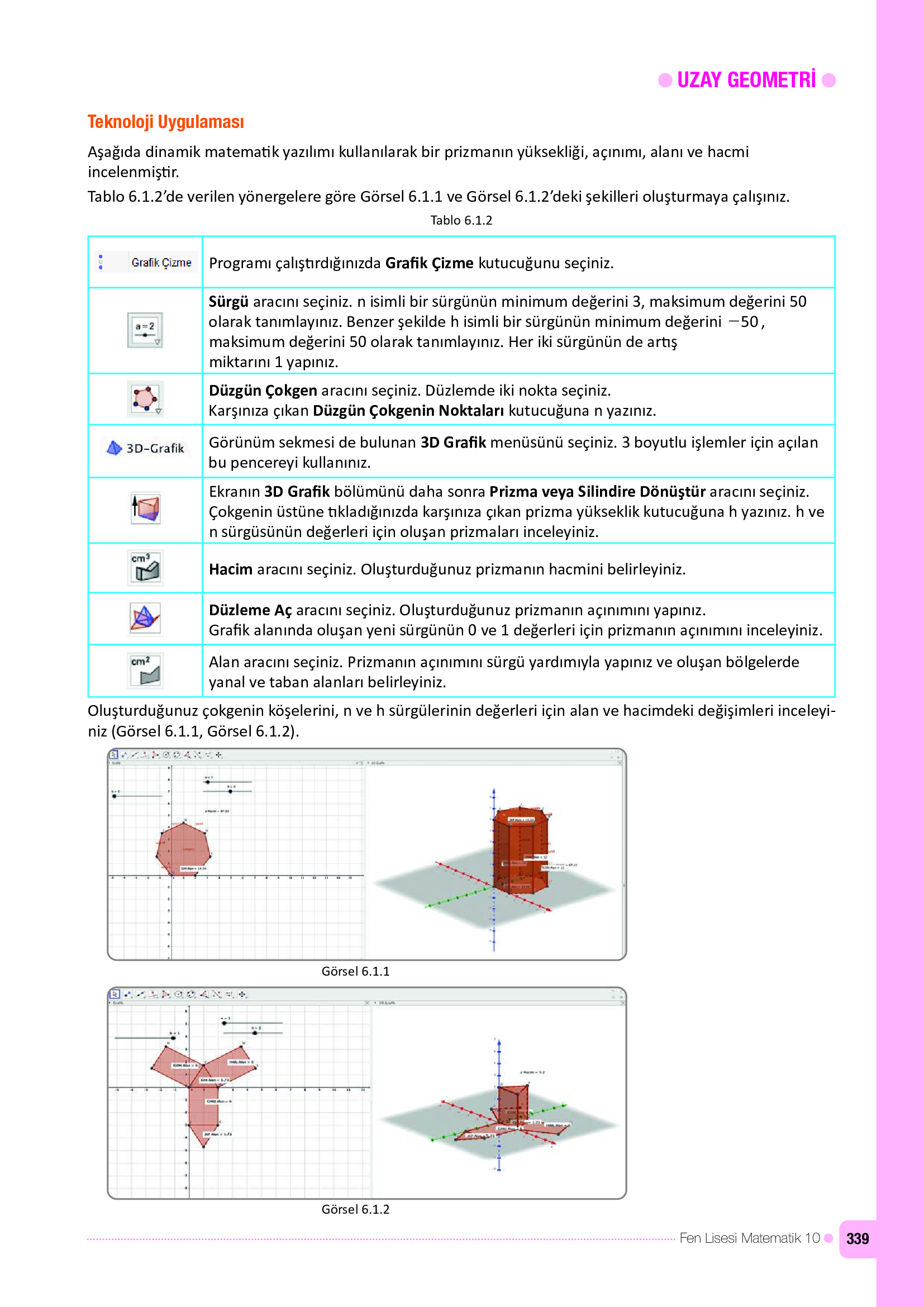 10. Sınıf Meb Yayınları Fen Lisesi Matematik Ders Kitabı Sayfa 339 Cevapları