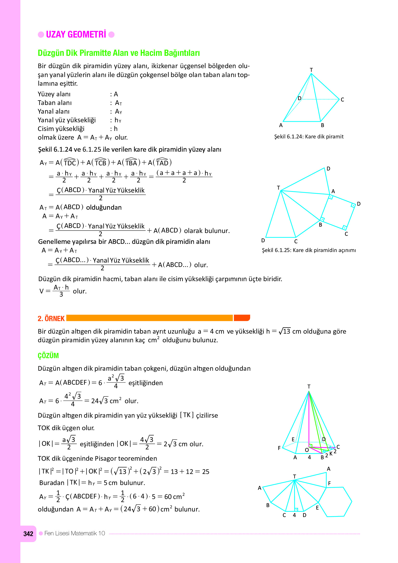 10. Sınıf Meb Yayınları Fen Lisesi Matematik Ders Kitabı Sayfa 342 Cevapları