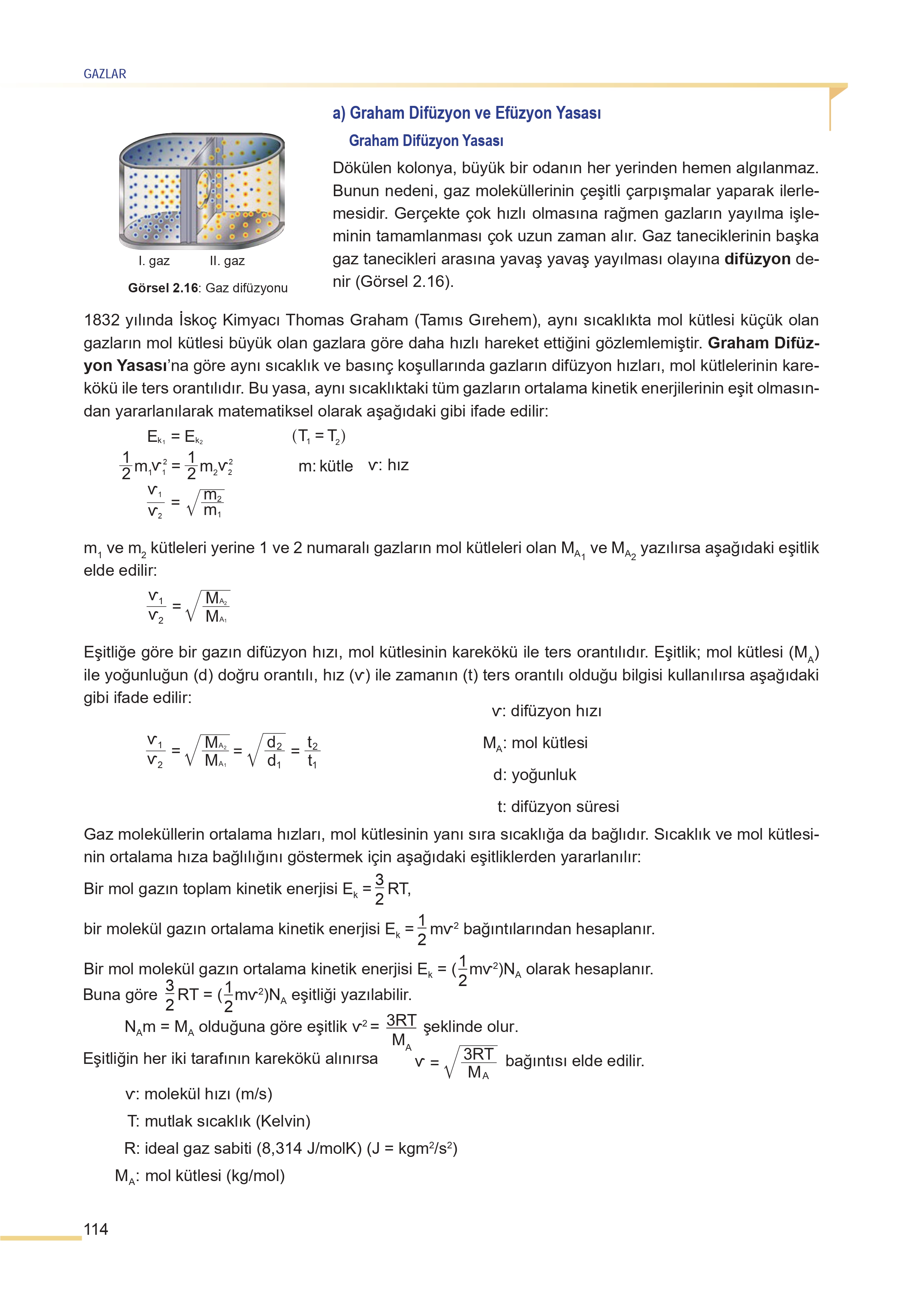 11. Sınıf Meb Yayınları Fen Lisesi Kimya Ders Kitabı Sayfa 114 Cevapları