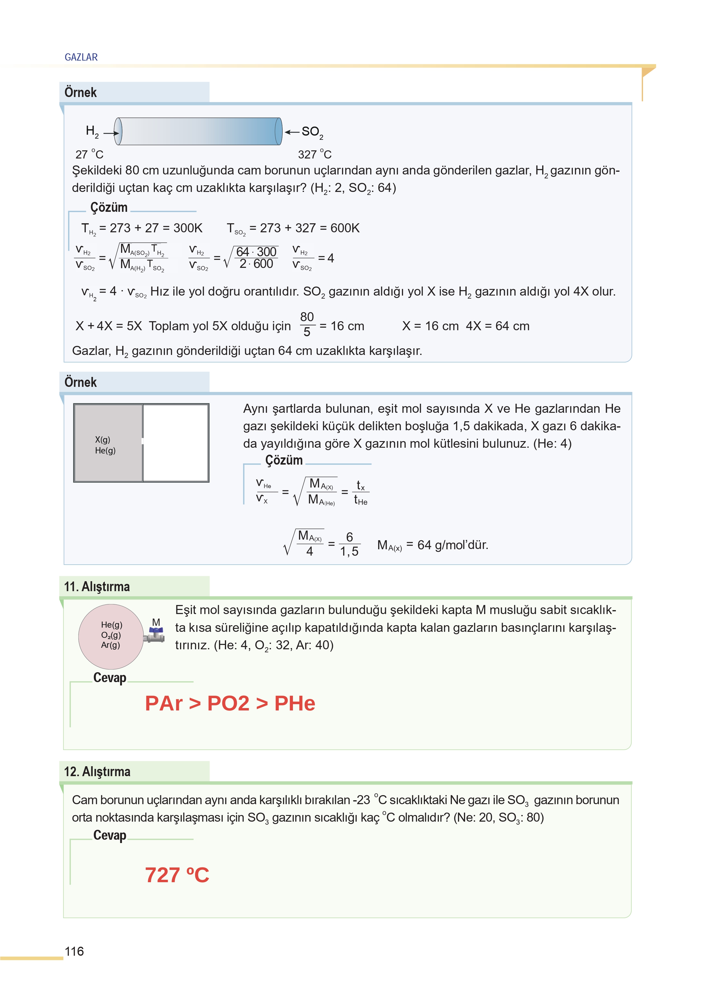 11. Sınıf Meb Yayınları Fen Lisesi Kimya Ders Kitabı Sayfa 116 Cevapları 11. Sınıf Meb Yayınları Fen Lisesi Kimya Ders Kitabı Sayfa 116 Cevapları
