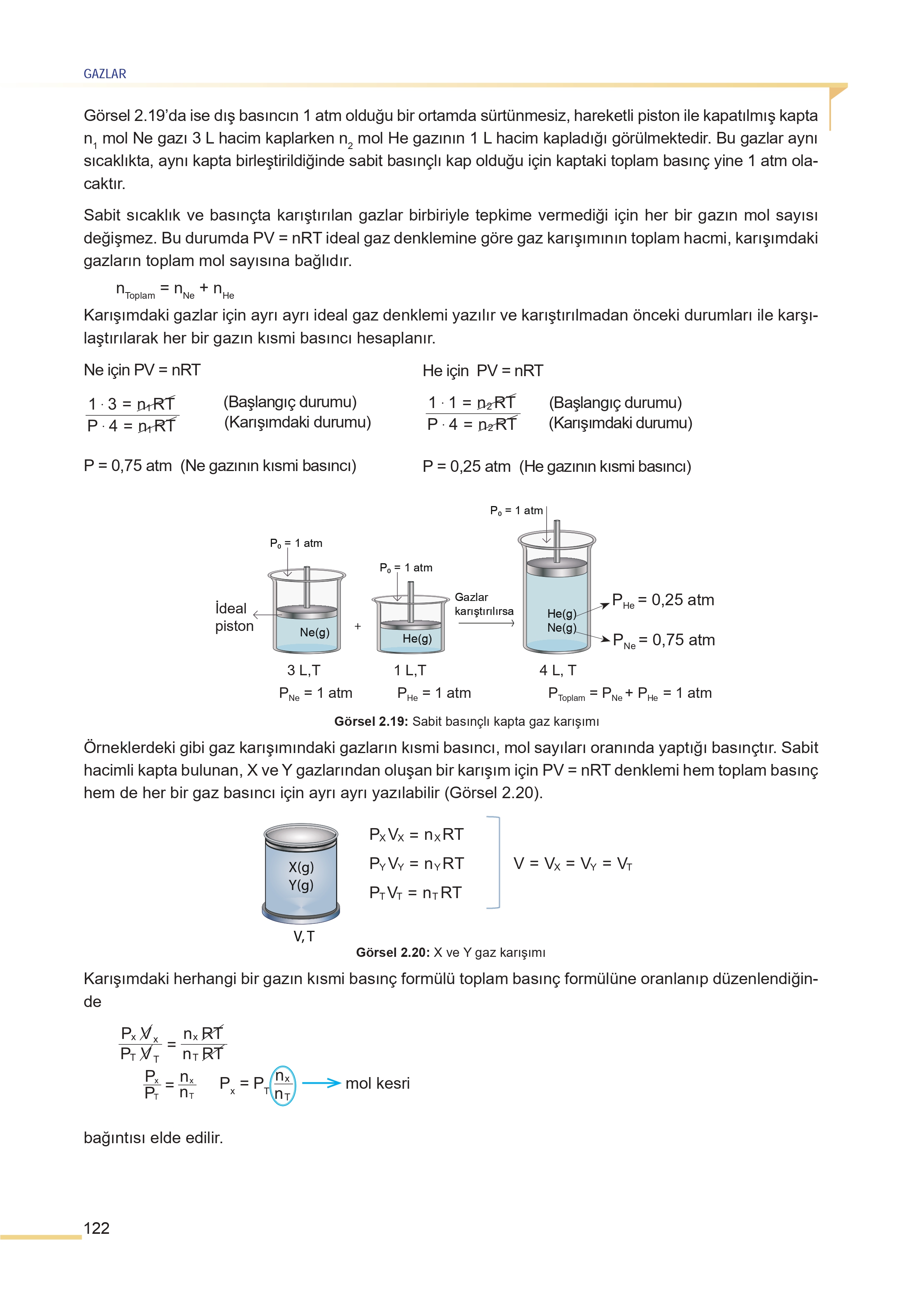 11. Sınıf Meb Yayınları Fen Lisesi Kimya Ders Kitabı Sayfa 122 Cevapları 11. Sınıf Meb Yayınları Fen Lisesi Kimya Ders Kitabı Sayfa 122 Cevapları