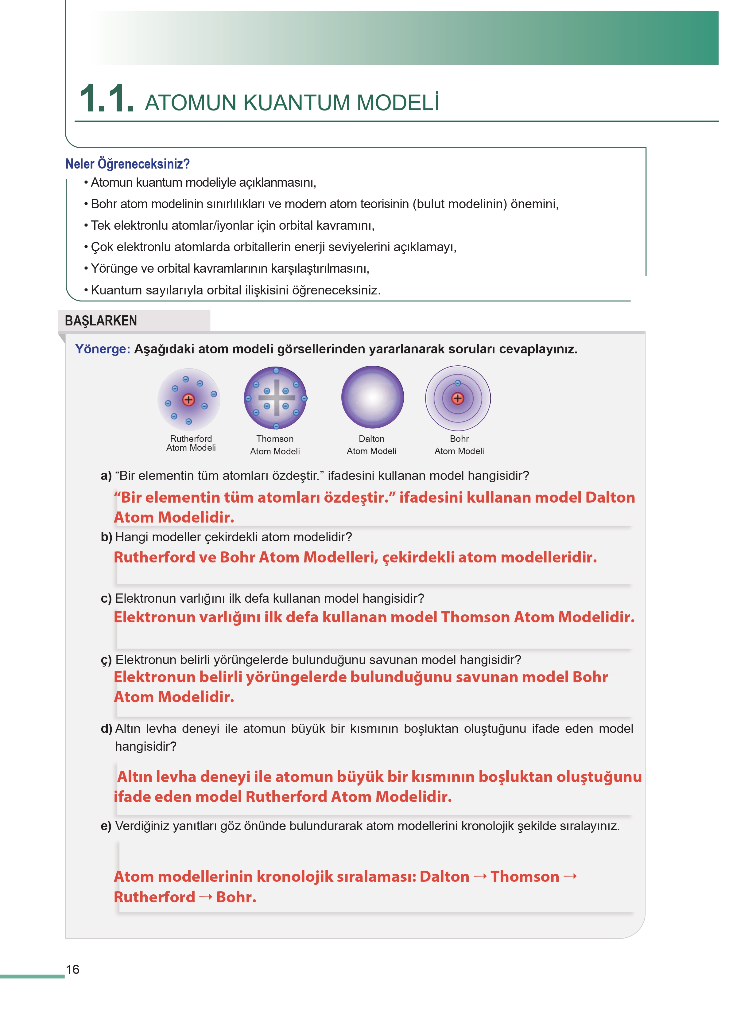 11. Sınıf Meb Yayınları Fen Lisesi Kimya Ders Kitabı Sayfa 16 Cevapları 11. Sınıf Meb Yayınları Fen Lisesi Kimya Ders Kitabı Sayfa 16 Cevapları