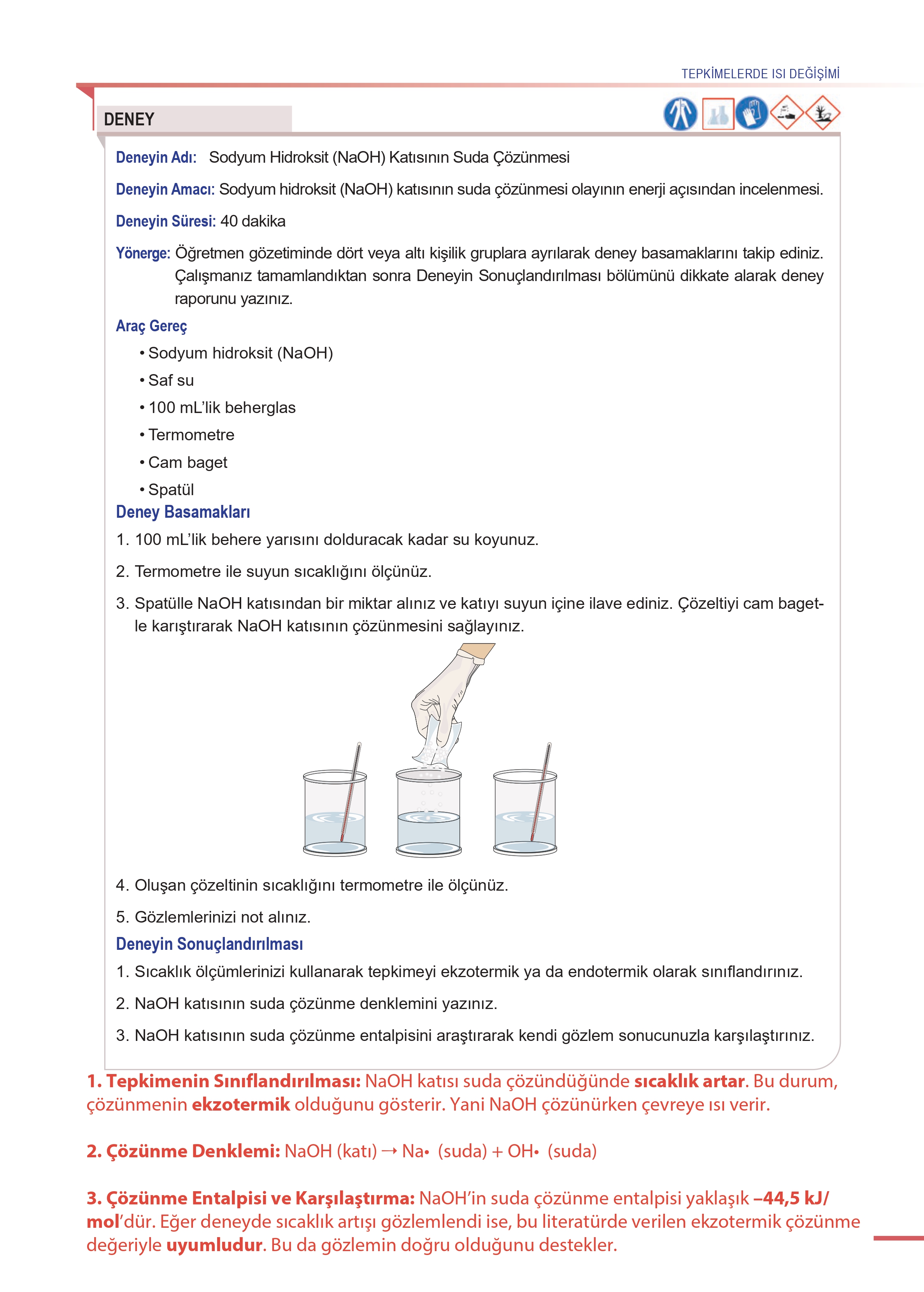 11. Sınıf Meb Yayınları Fen Lisesi Kimya Ders Kitabı Sayfa 245 Cevapları