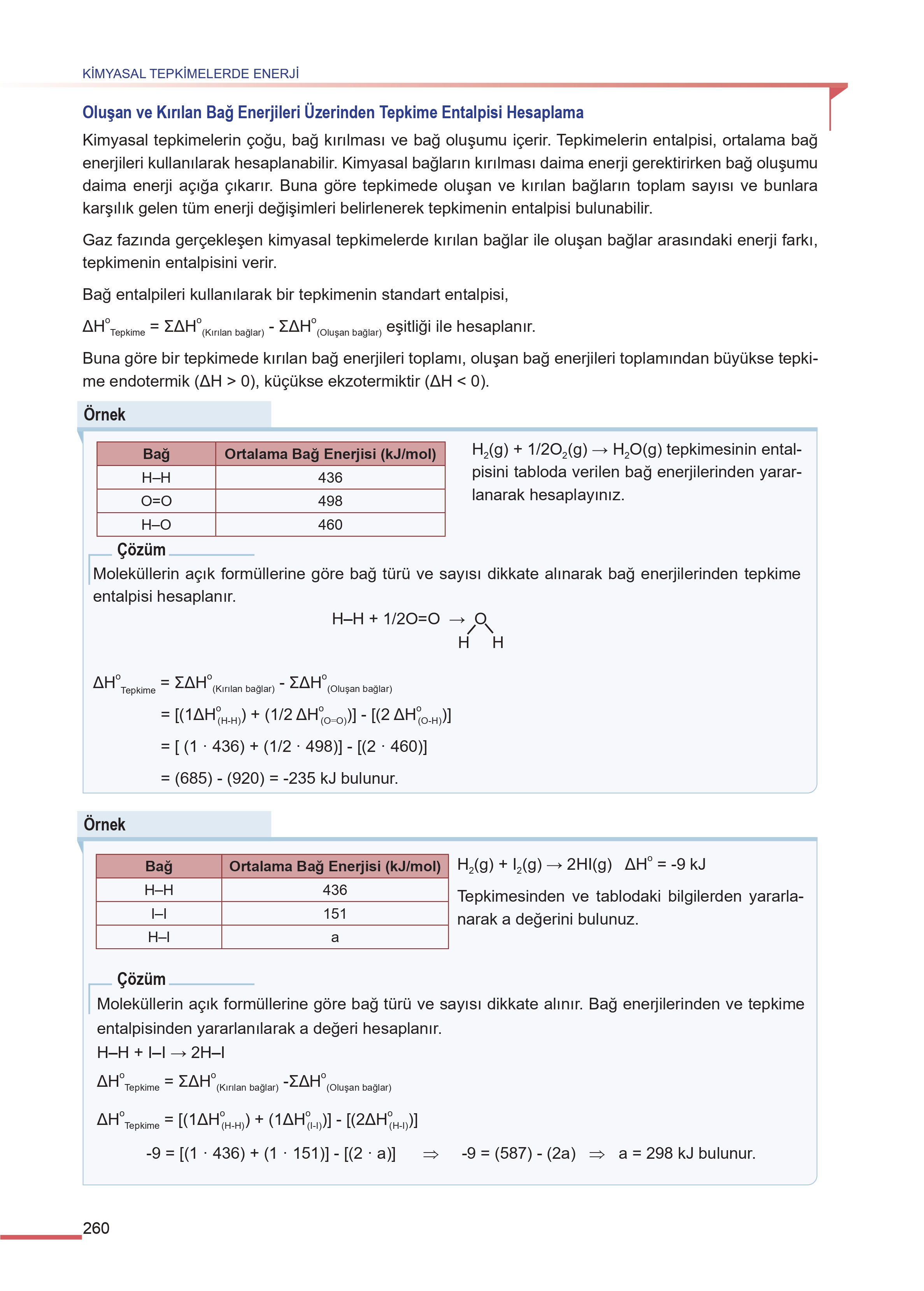 11. Sınıf Meb Yayınları Fen Lisesi Kimya Ders Kitabı Sayfa 260 Cevapları 11. Sınıf Meb Yayınları Fen Lisesi Kimya Ders Kitabı Sayfa 260 Cevapları