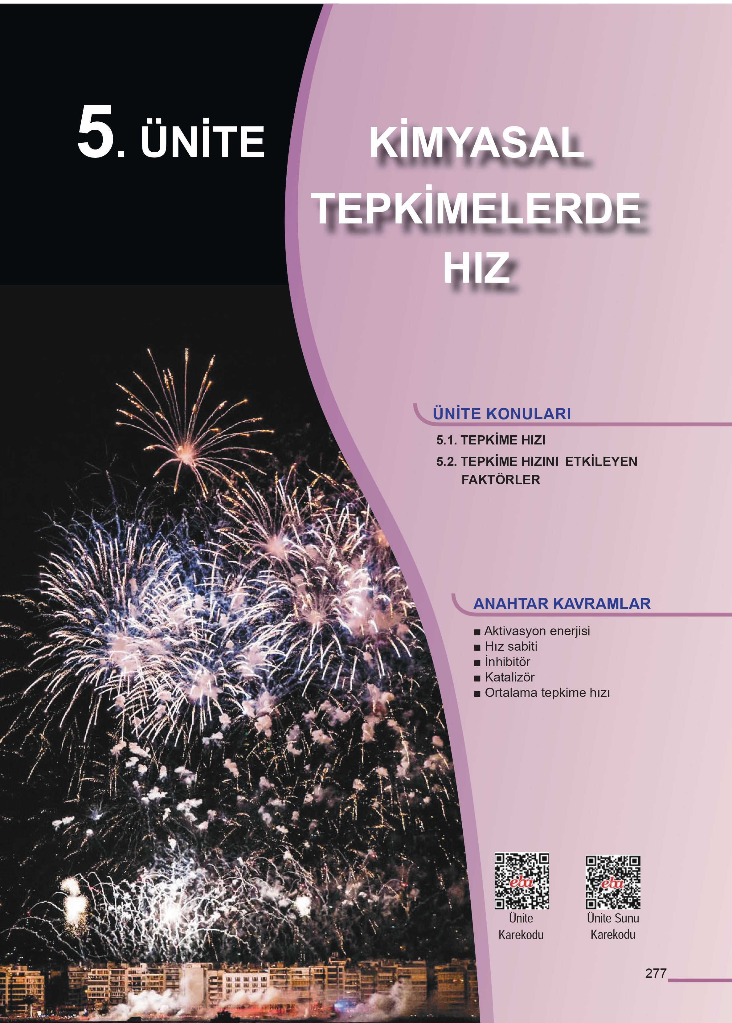 11. Sınıf Meb Yayınları Fen Lisesi Kimya Ders Kitabı Sayfa 277 Cevapları