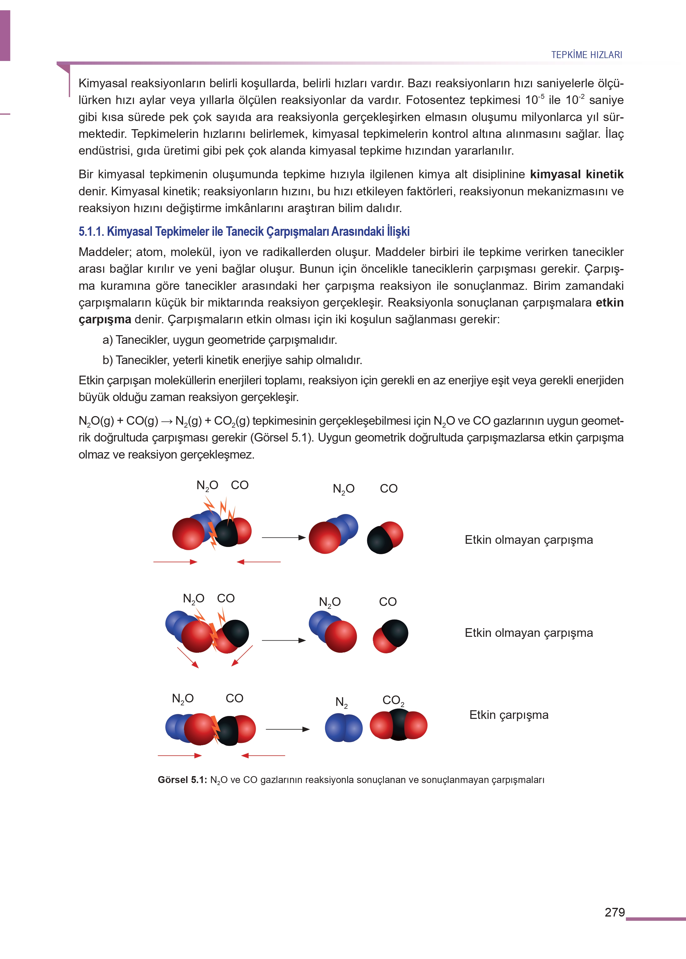 11. Sınıf Meb Yayınları Fen Lisesi Kimya Ders Kitabı Sayfa 279 Cevapları