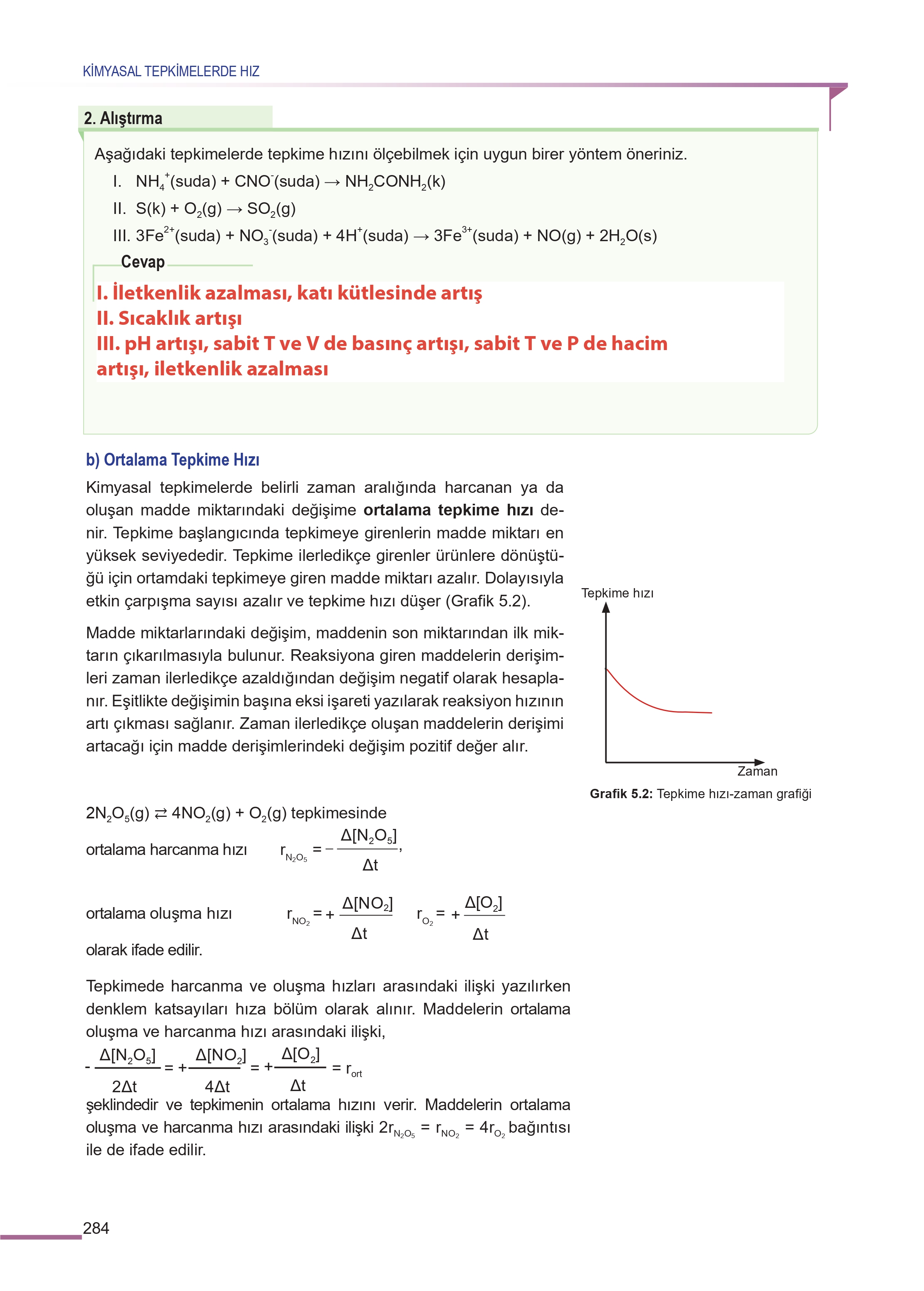 11. Sınıf Meb Yayınları Fen Lisesi Kimya Ders Kitabı Sayfa 284 Cevapları 11. Sınıf Meb Yayınları Fen Lisesi Kimya Ders Kitabı Sayfa 284 Cevapları