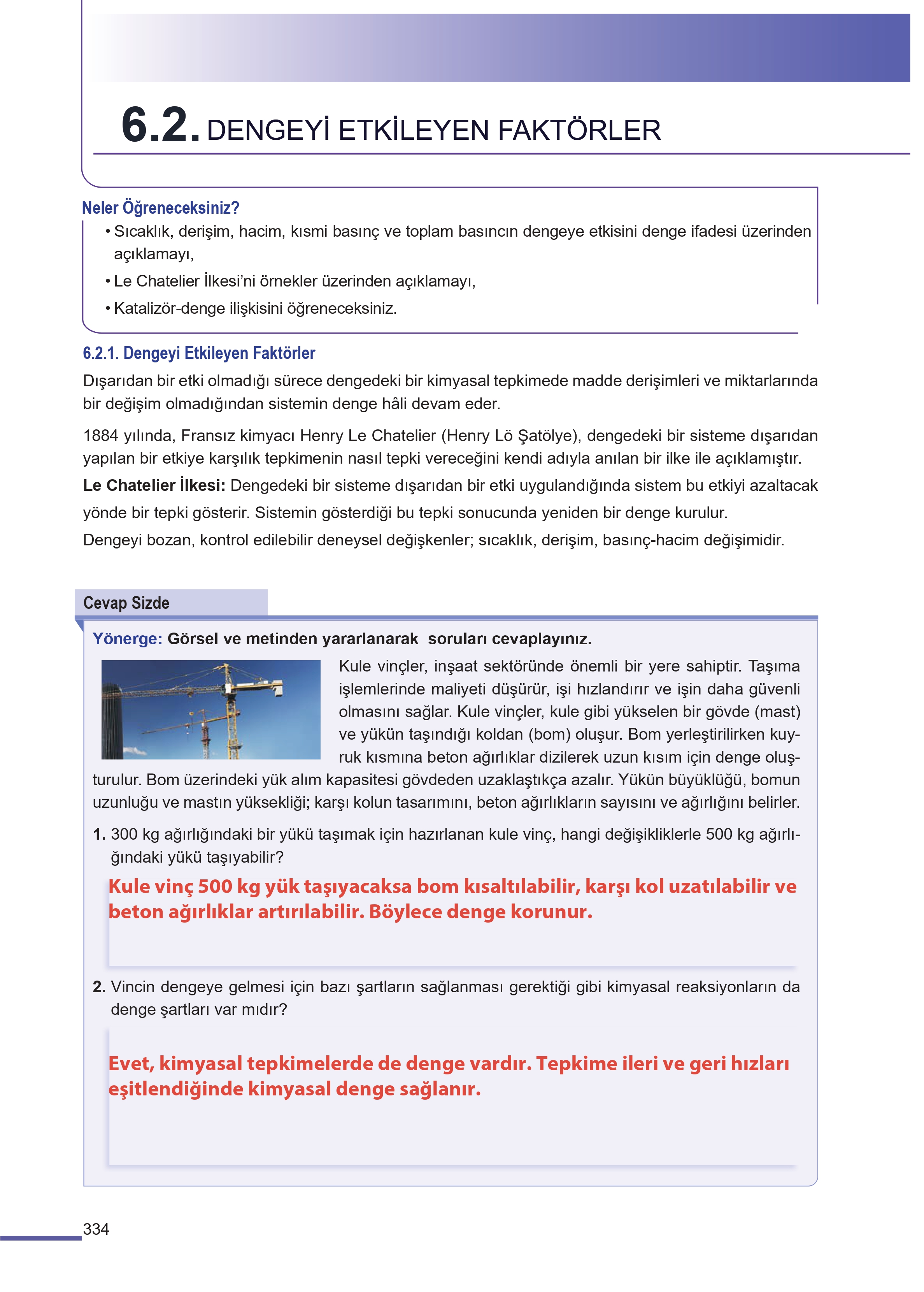 11. Sınıf Meb Yayınları Fen Lisesi Kimya Ders Kitabı Sayfa 334 Cevapları 11. Sınıf Meb Yayınları Fen Lisesi Kimya Ders Kitabı Sayfa 334 Cevapları