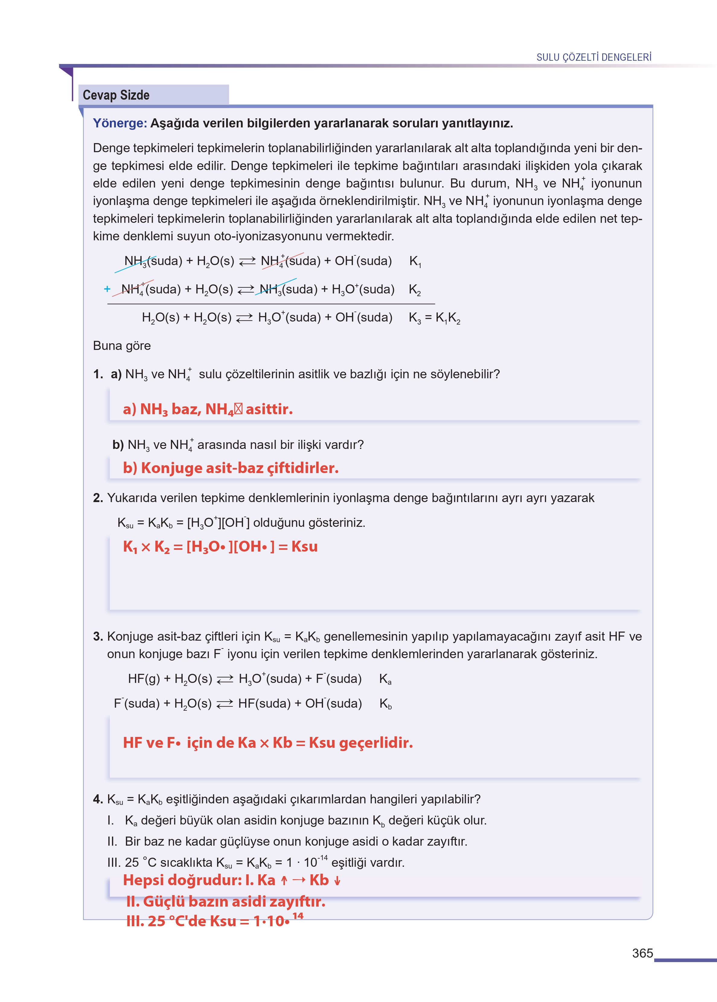 11. Sınıf Meb Yayınları Fen Lisesi Kimya Ders Kitabı Sayfa 365 Cevapları 11. Sınıf Meb Yayınları Fen Lisesi Kimya Ders Kitabı Sayfa 365 Cevapları