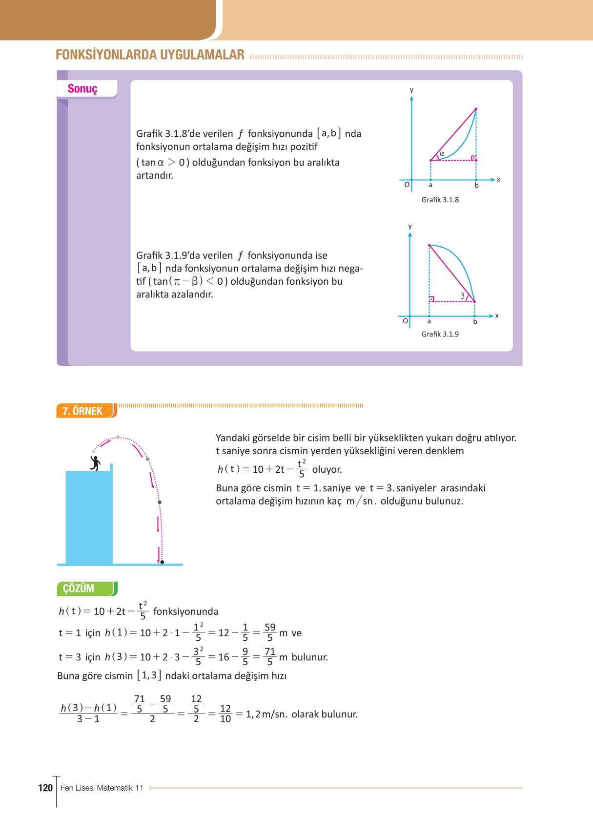 11. Sınıf Meb Yayınları Fen Lisesi Matematik Ders Kitabı Sayfa 120 Cevapları