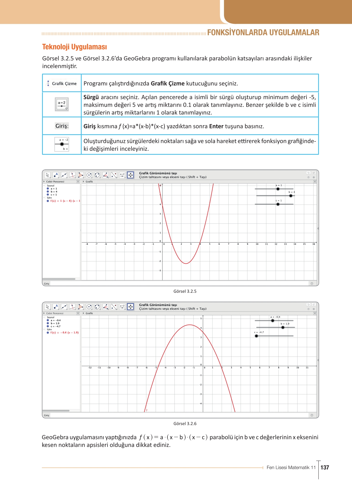 11. Sınıf Meb Yayınları Fen Lisesi Matematik Ders Kitabı Sayfa 137 Cevapları 11. Sınıf Meb Yayınları Fen Lisesi Matematik Ders Kitabı Sayfa 137 Cevapları