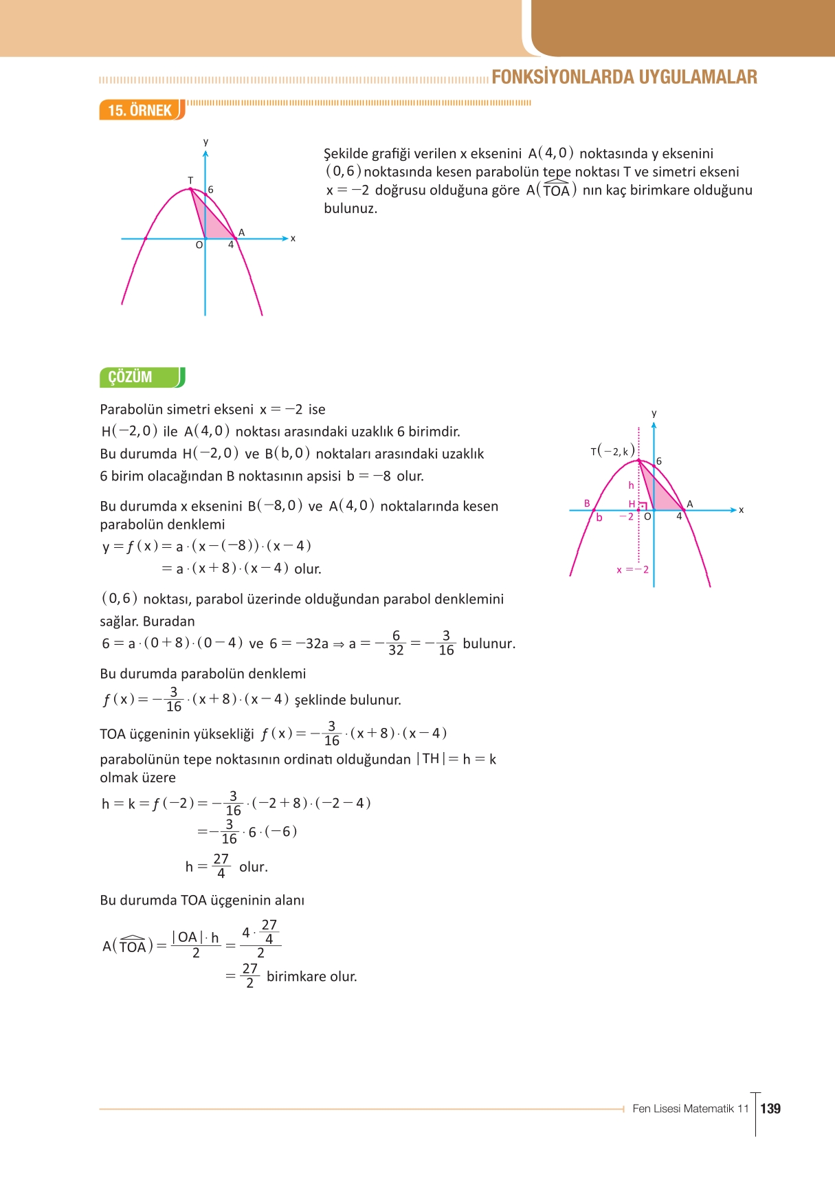 11. Sınıf Meb Yayınları Fen Lisesi Matematik Ders Kitabı Sayfa 139 Cevapları 11. Sınıf Meb Yayınları Fen Lisesi Matematik Ders Kitabı Sayfa 139 Cevapları