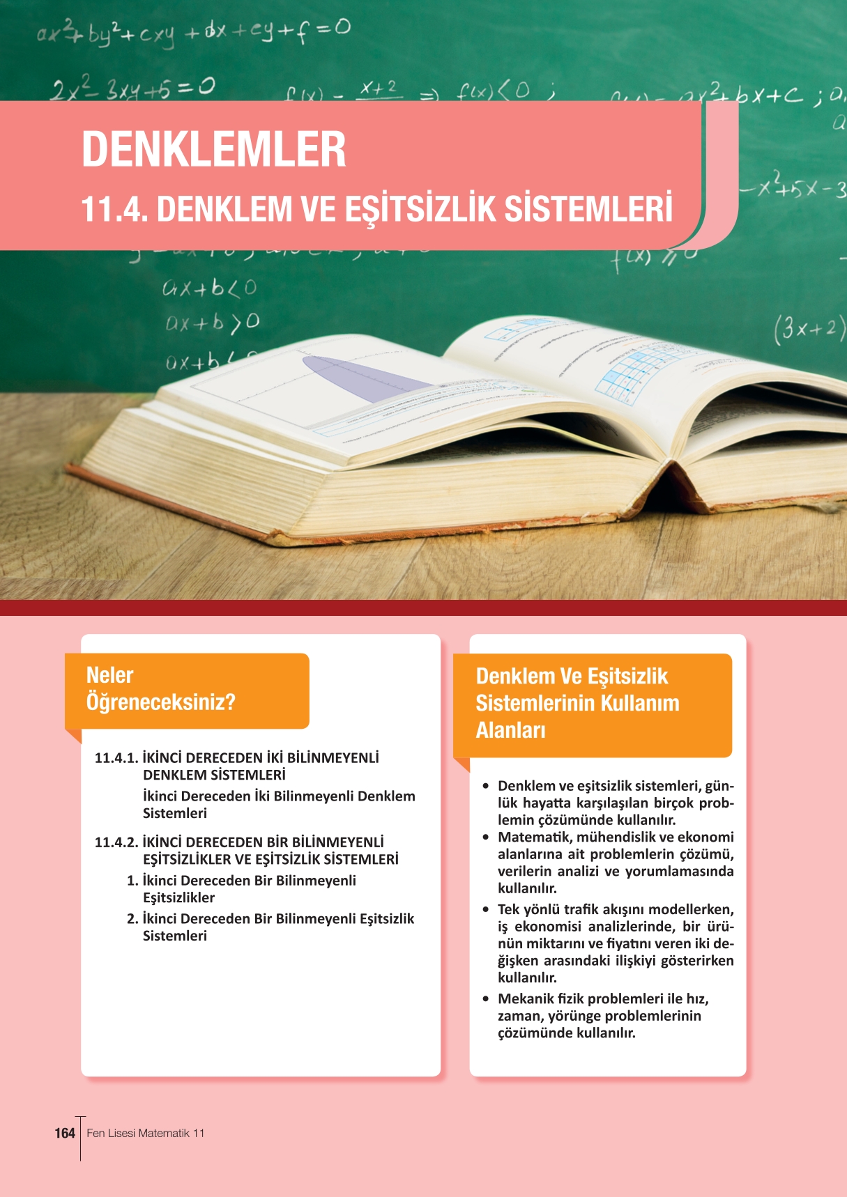 11. Sınıf Meb Yayınları Fen Lisesi Matematik Ders Kitabı Sayfa 164 Cevapları
