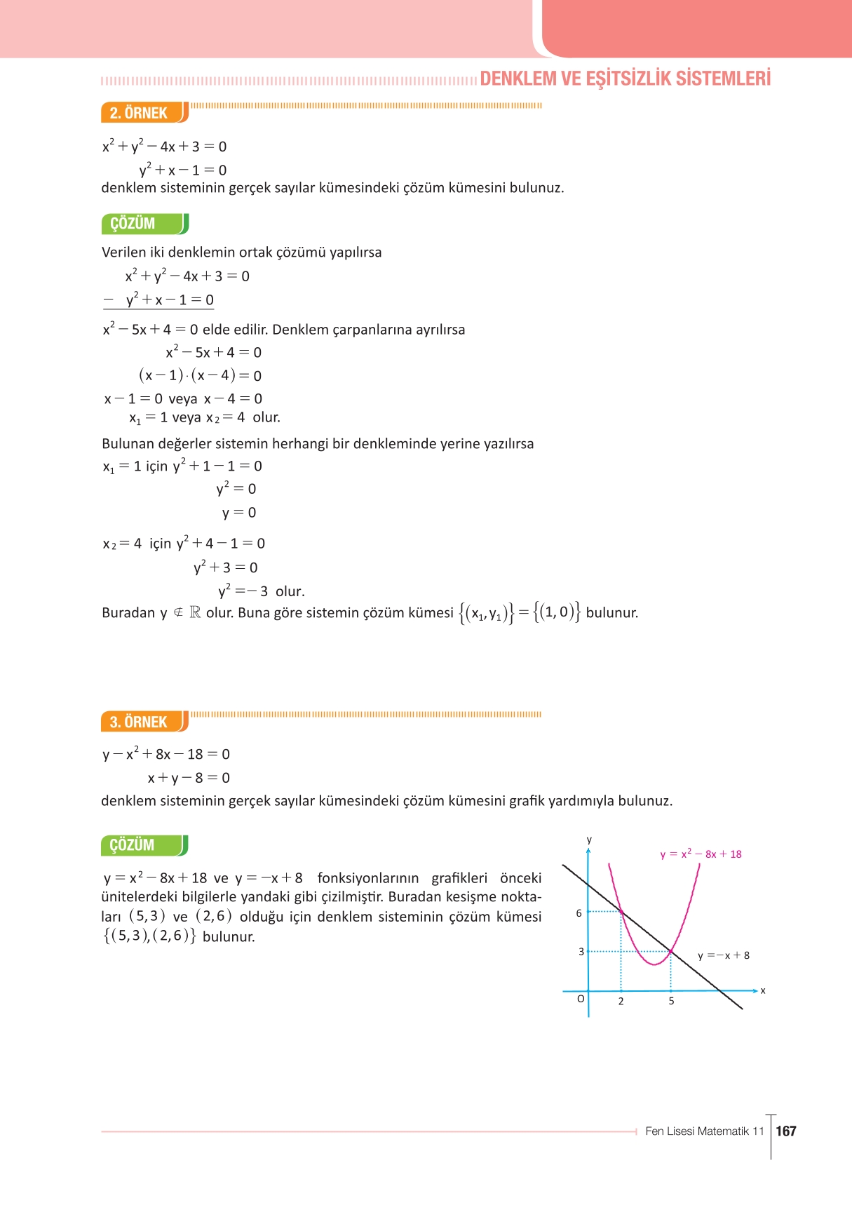 11. Sınıf Meb Yayınları Fen Lisesi Matematik Ders Kitabı Sayfa 167 Cevapları 11. Sınıf Meb Yayınları Fen Lisesi Matematik Ders Kitabı Sayfa 167 Cevapları