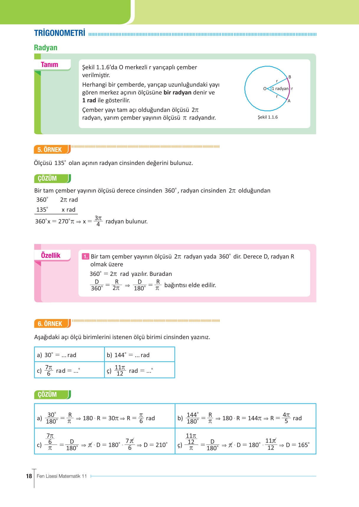 11. Sınıf Meb Yayınları Fen Lisesi Matematik Ders Kitabı Sayfa 18 Cevapları 11. Sınıf Meb Yayınları Fen Lisesi Matematik Ders Kitabı Sayfa 18 Cevapları