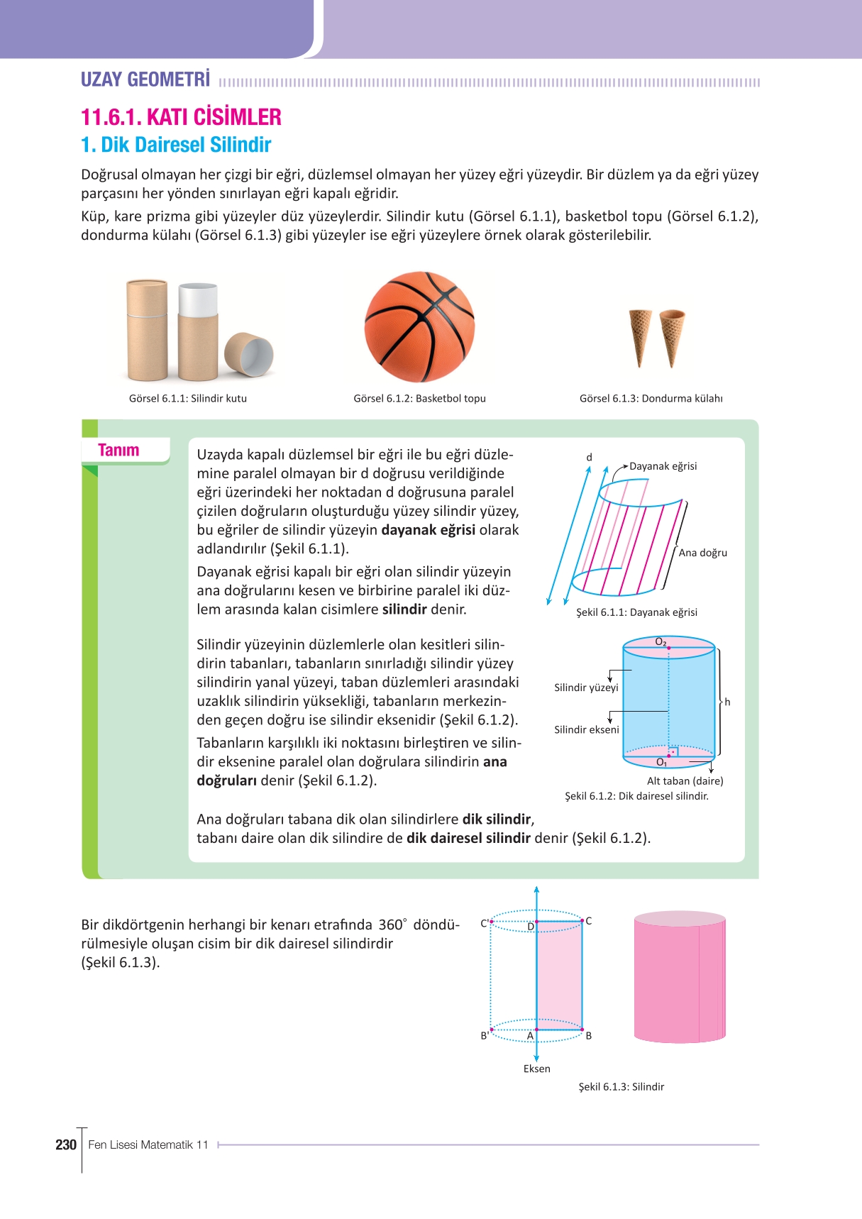 11. Sınıf Meb Yayınları Fen Lisesi Matematik Ders Kitabı Sayfa 230 Cevapları 11. Sınıf Meb Yayınları Fen Lisesi Matematik Ders Kitabı Sayfa 230 Cevapları