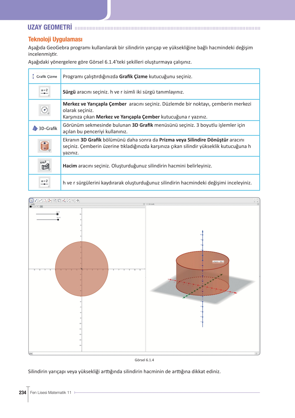 11. Sınıf Meb Yayınları Fen Lisesi Matematik Ders Kitabı Sayfa 234 Cevapları 11. Sınıf Meb Yayınları Fen Lisesi Matematik Ders Kitabı Sayfa 234 Cevapları