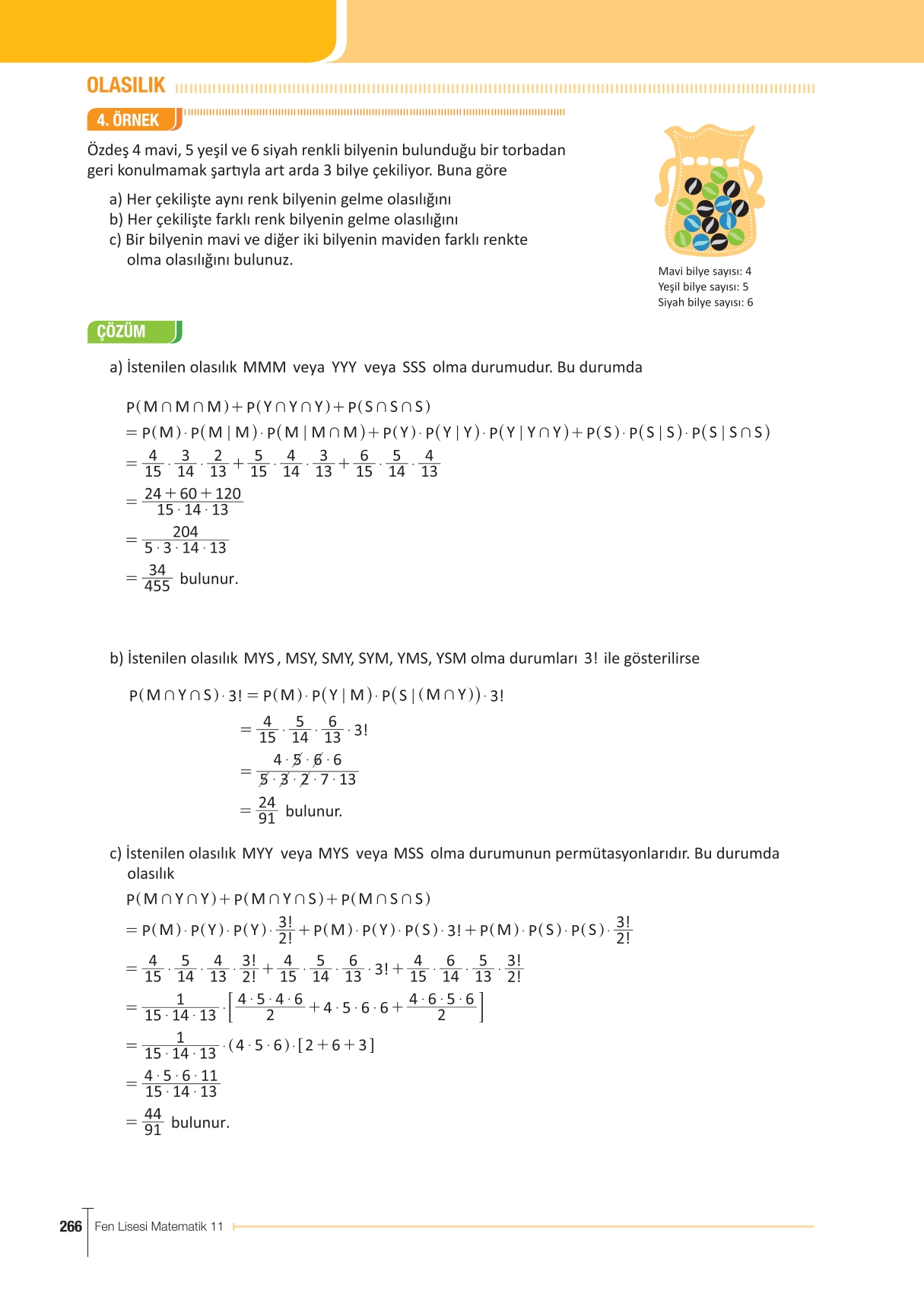 11. Sınıf Meb Yayınları Fen Lisesi Matematik Ders Kitabı Sayfa 266 Cevapları 11. Sınıf Meb Yayınları Fen Lisesi Matematik Ders Kitabı Sayfa 266 Cevapları