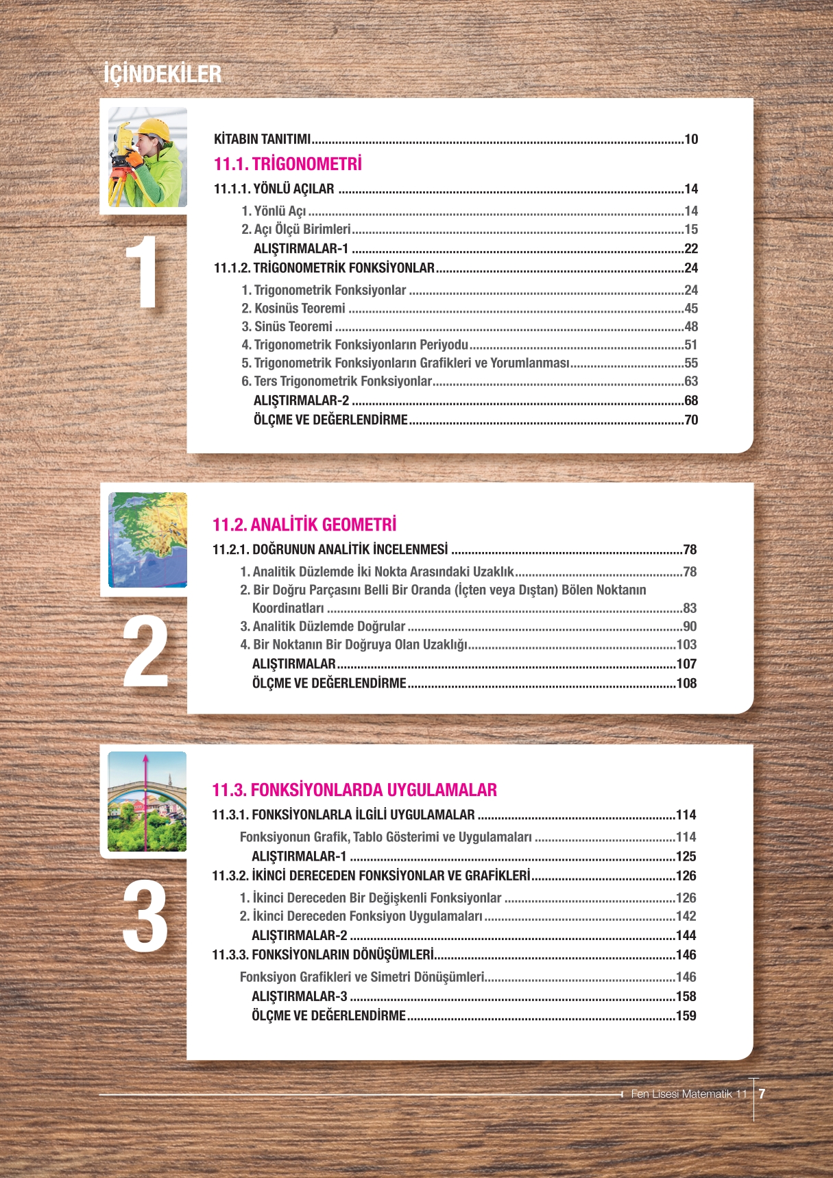 11. Sınıf Meb Yayınları Fen Lisesi Matematik Ders Kitabı Sayfa 7 Cevapları
