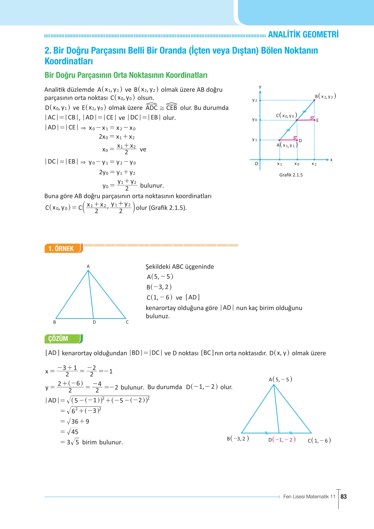 11. Sınıf Meb Yayınları Fen Lisesi Matematik Ders Kitabı Sayfa 83 Cevapları 11. Sınıf Meb Yayınları Fen Lisesi Matematik Ders Kitabı Sayfa 83 Cevapları