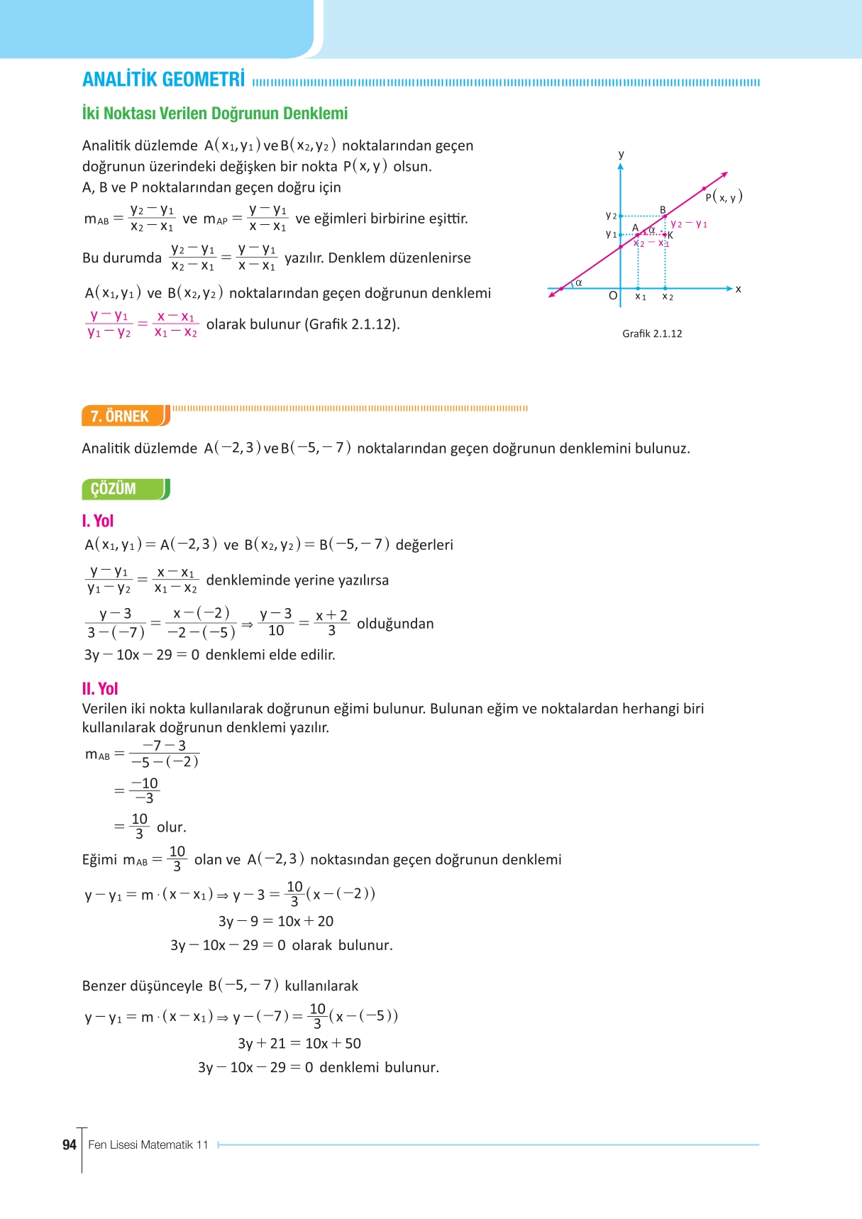 11. Sınıf Meb Yayınları Fen Lisesi Matematik Ders Kitabı Sayfa 94 Cevapları 11. Sınıf Meb Yayınları Fen Lisesi Matematik Ders Kitabı Sayfa 94 Cevapları