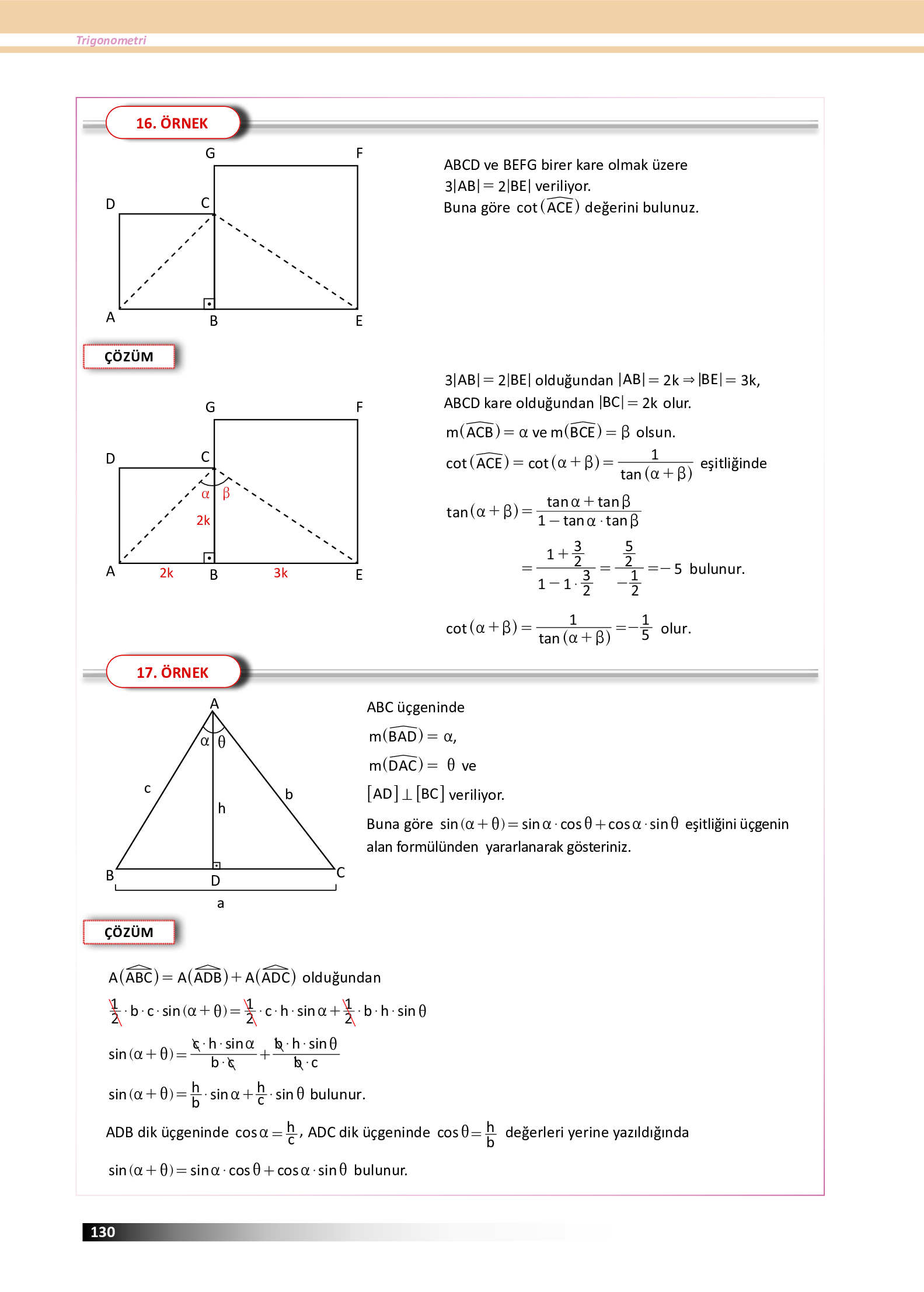 12. Sınıf Meb Yayınları Fen Lisesi Matematik Ders Kitabı Sayfa 130 Cevapları 12. Sınıf Meb Yayınları Fen Lisesi Matematik Ders Kitabı Sayfa 130 Cevapları