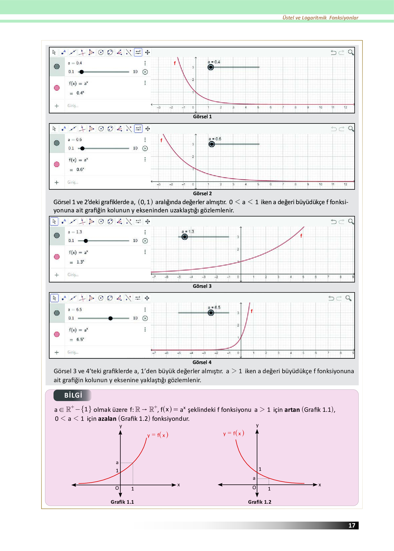 12. Sınıf Meb Yayınları Fen Lisesi Matematik Ders Kitabı Sayfa 17 Cevapları