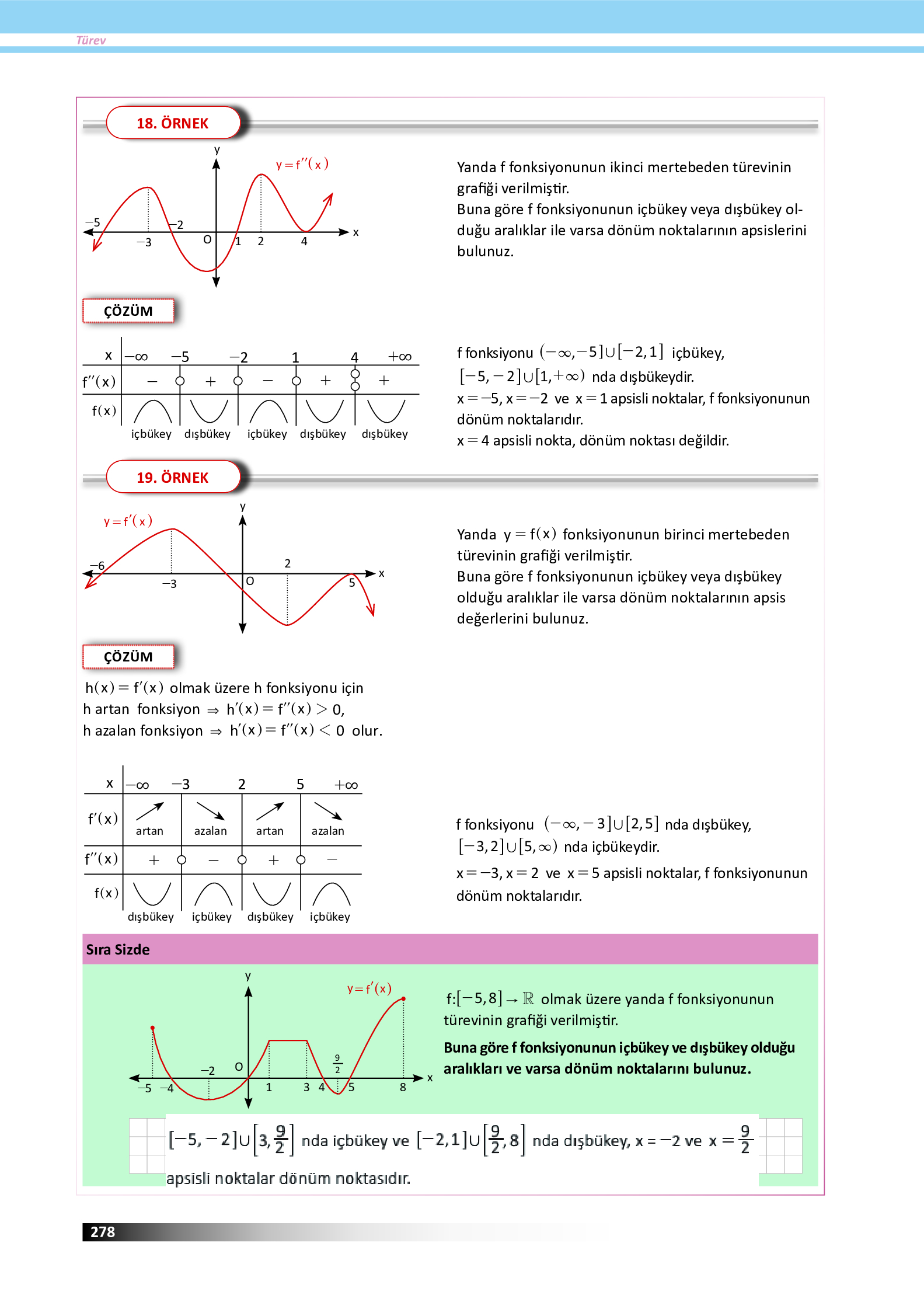 12. Sınıf Meb Yayınları Fen Lisesi Matematik Ders Kitabı Sayfa 278 Cevapları