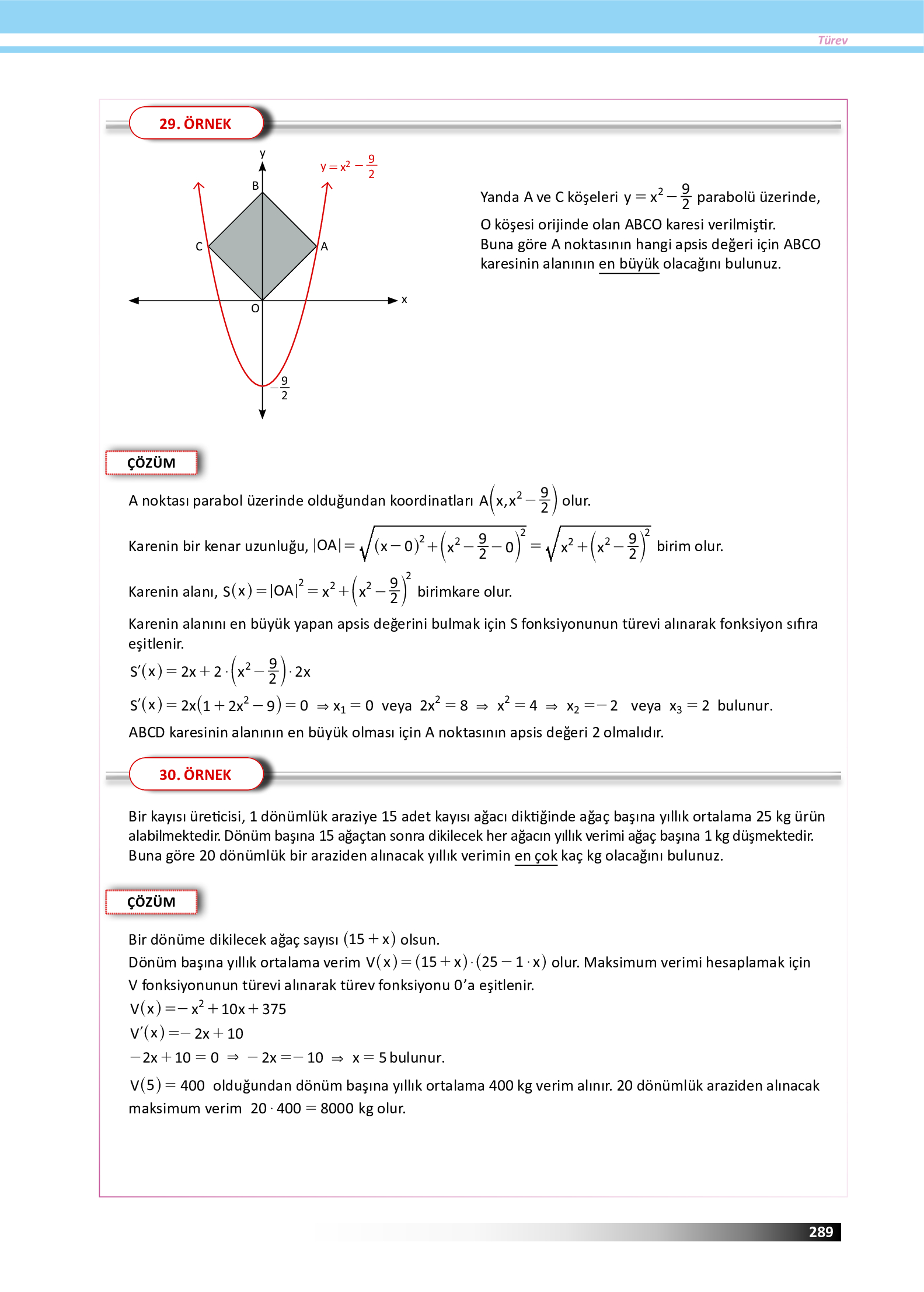12. Sınıf Meb Yayınları Fen Lisesi Matematik Ders Kitabı Sayfa 289 Cevapları 12. Sınıf Meb Yayınları Fen Lisesi Matematik Ders Kitabı Sayfa 289 Cevapları