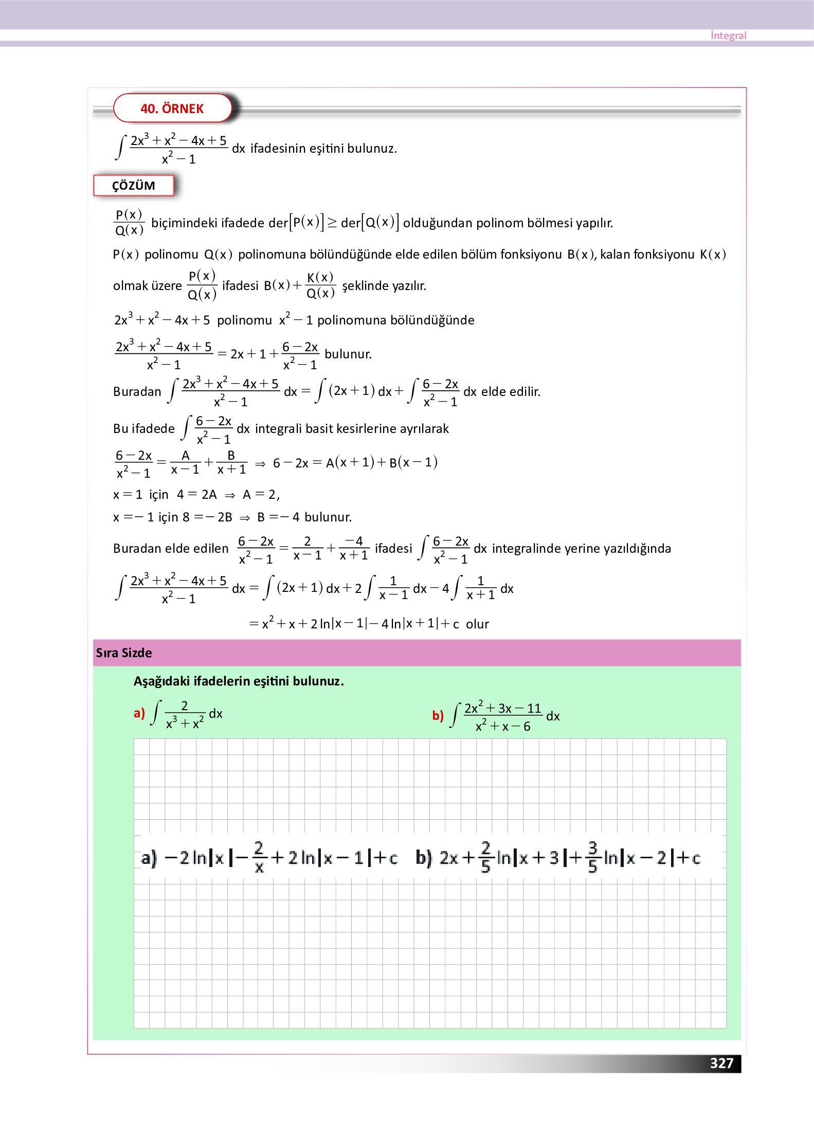 12. Sınıf Meb Yayınları Fen Lisesi Matematik Ders Kitabı Sayfa 327 Cevapları 12. Sınıf Meb Yayınları Fen Lisesi Matematik Ders Kitabı Sayfa 327 Cevapları