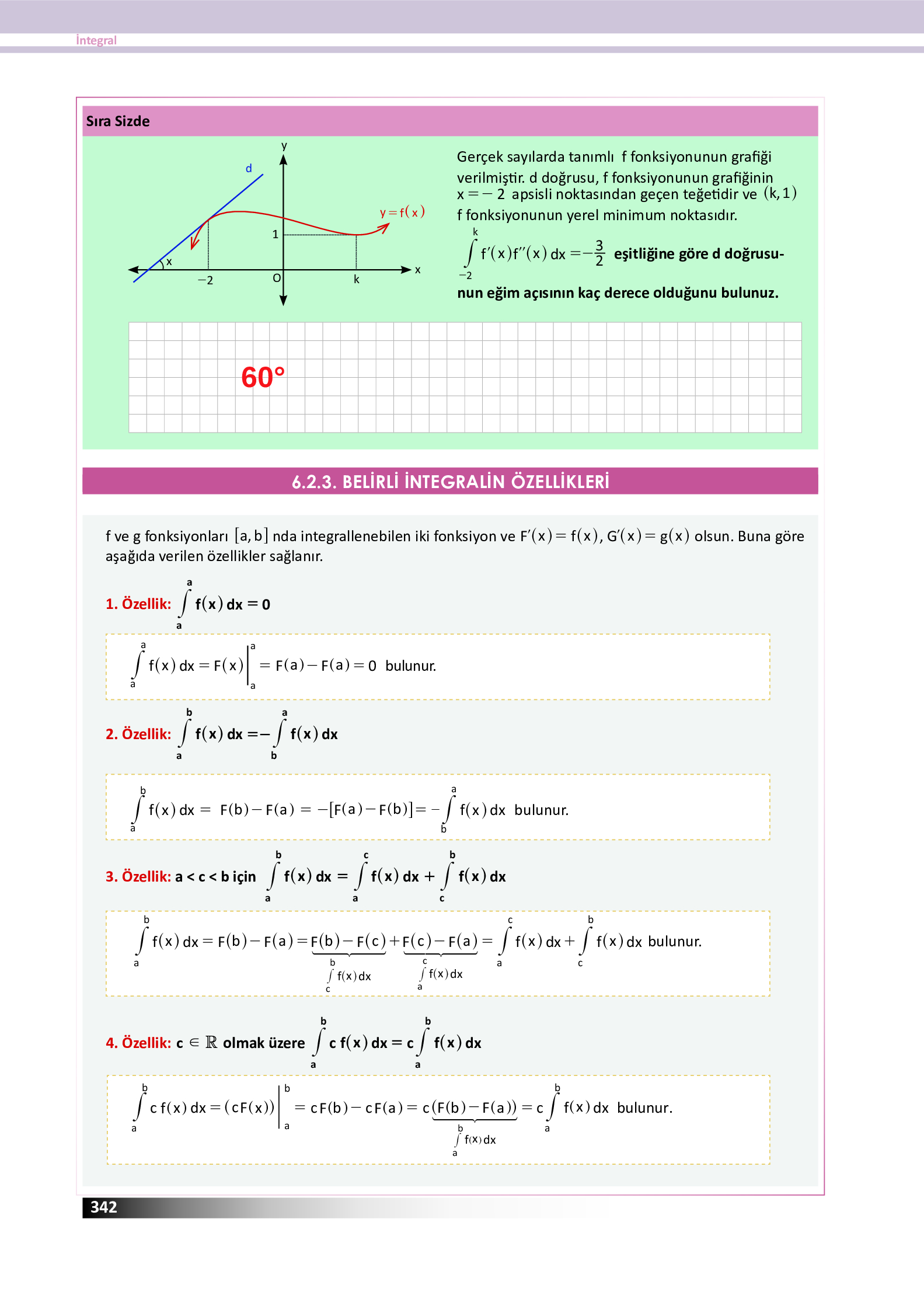 12. Sınıf Meb Yayınları Fen Lisesi Matematik Ders Kitabı Sayfa 342 Cevapları