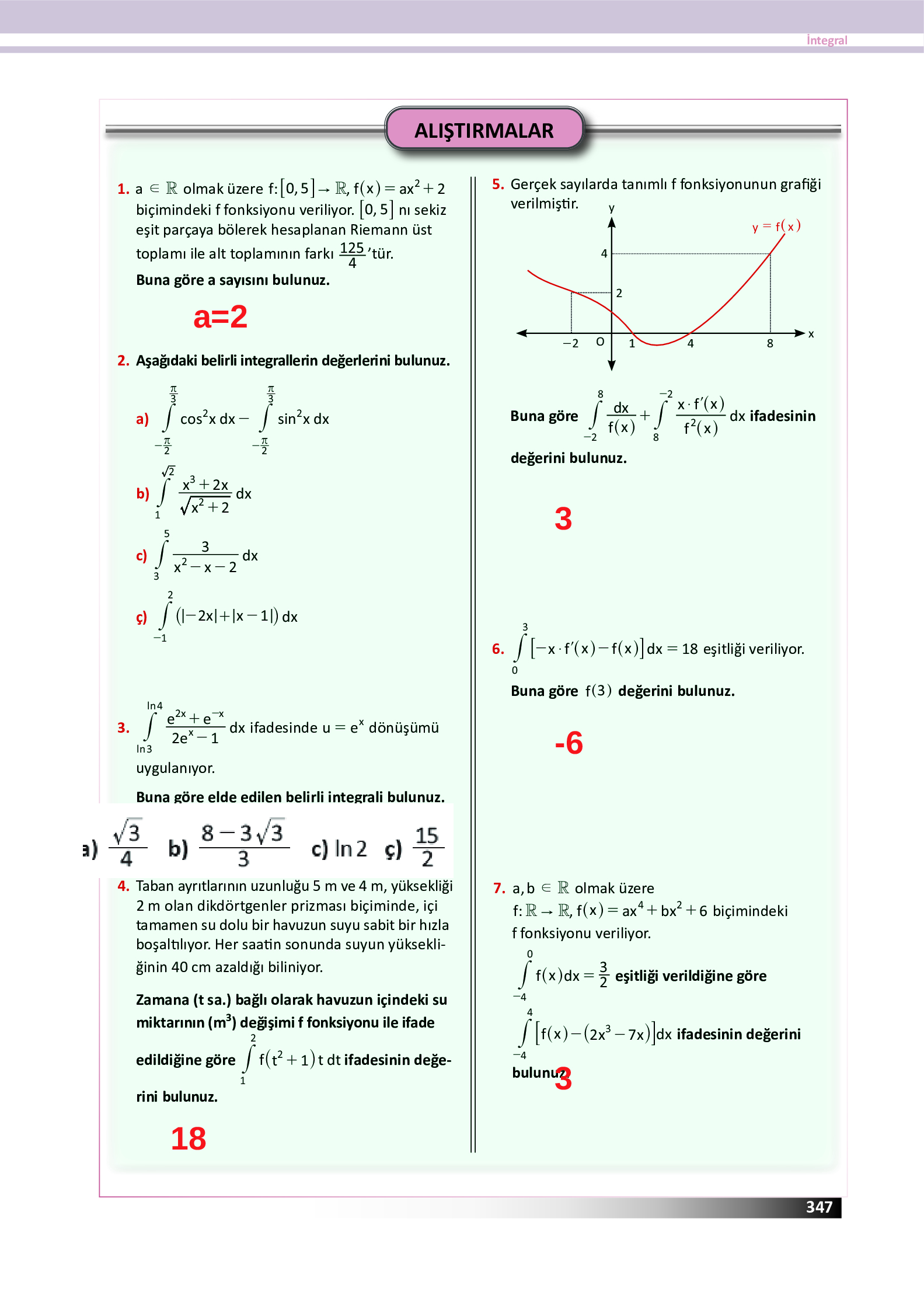 12. Sınıf Meb Yayınları Fen Lisesi Matematik Ders Kitabı Sayfa 347 Cevapları 12. Sınıf Meb Yayınları Fen Lisesi Matematik Ders Kitabı Sayfa 347 Cevapları