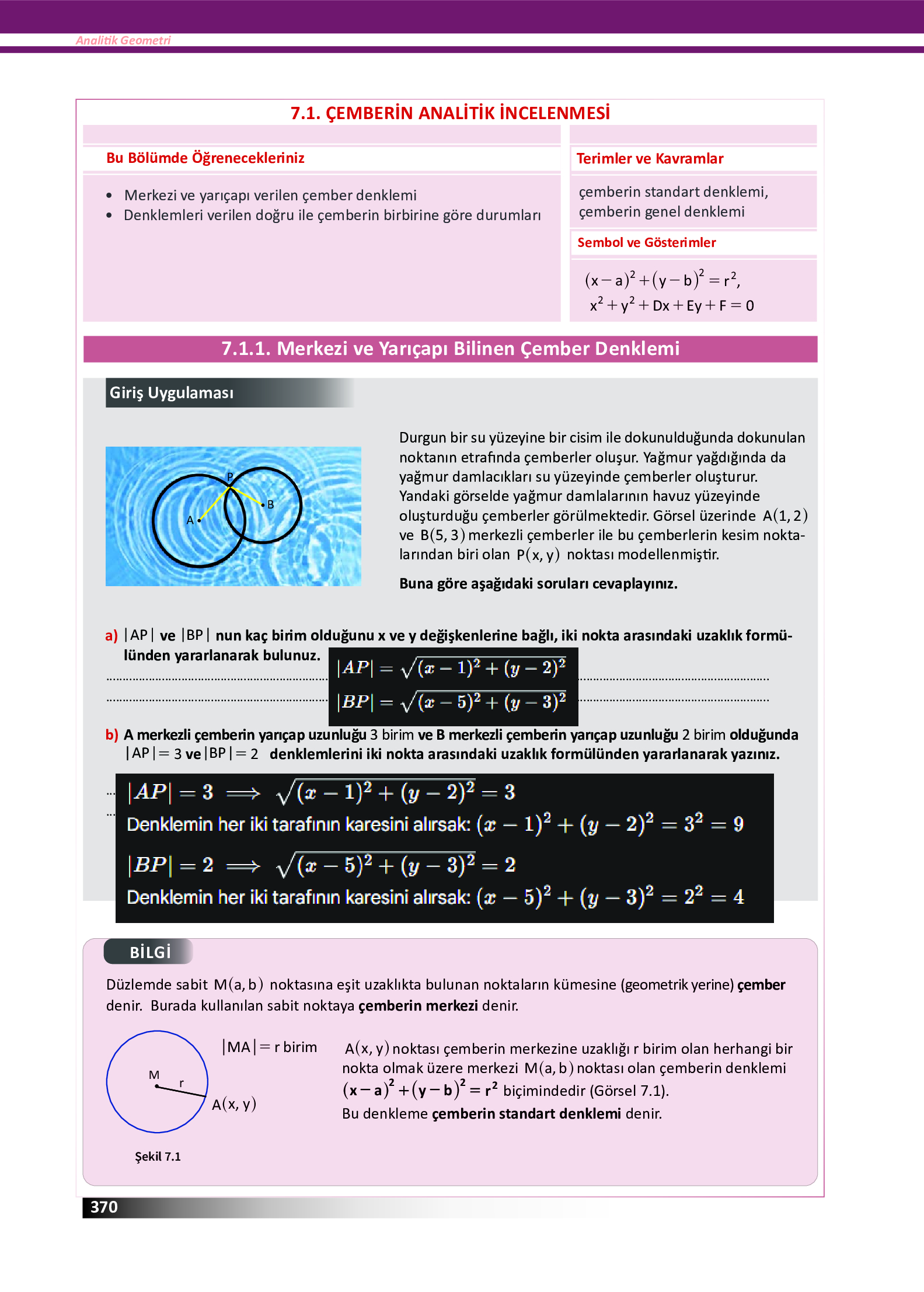 12. Sınıf Meb Yayınları Fen Lisesi Matematik Ders Kitabı Sayfa 370 Cevapları