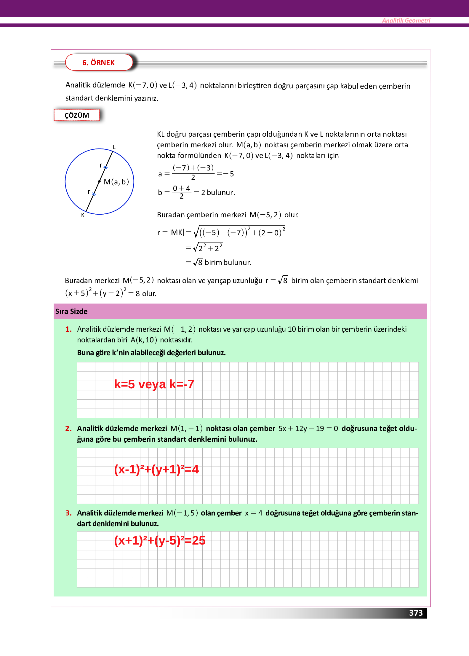 12. Sınıf Meb Yayınları Fen Lisesi Matematik Ders Kitabı Sayfa 373 Cevapları 12. Sınıf Meb Yayınları Fen Lisesi Matematik Ders Kitabı Sayfa 373 Cevapları