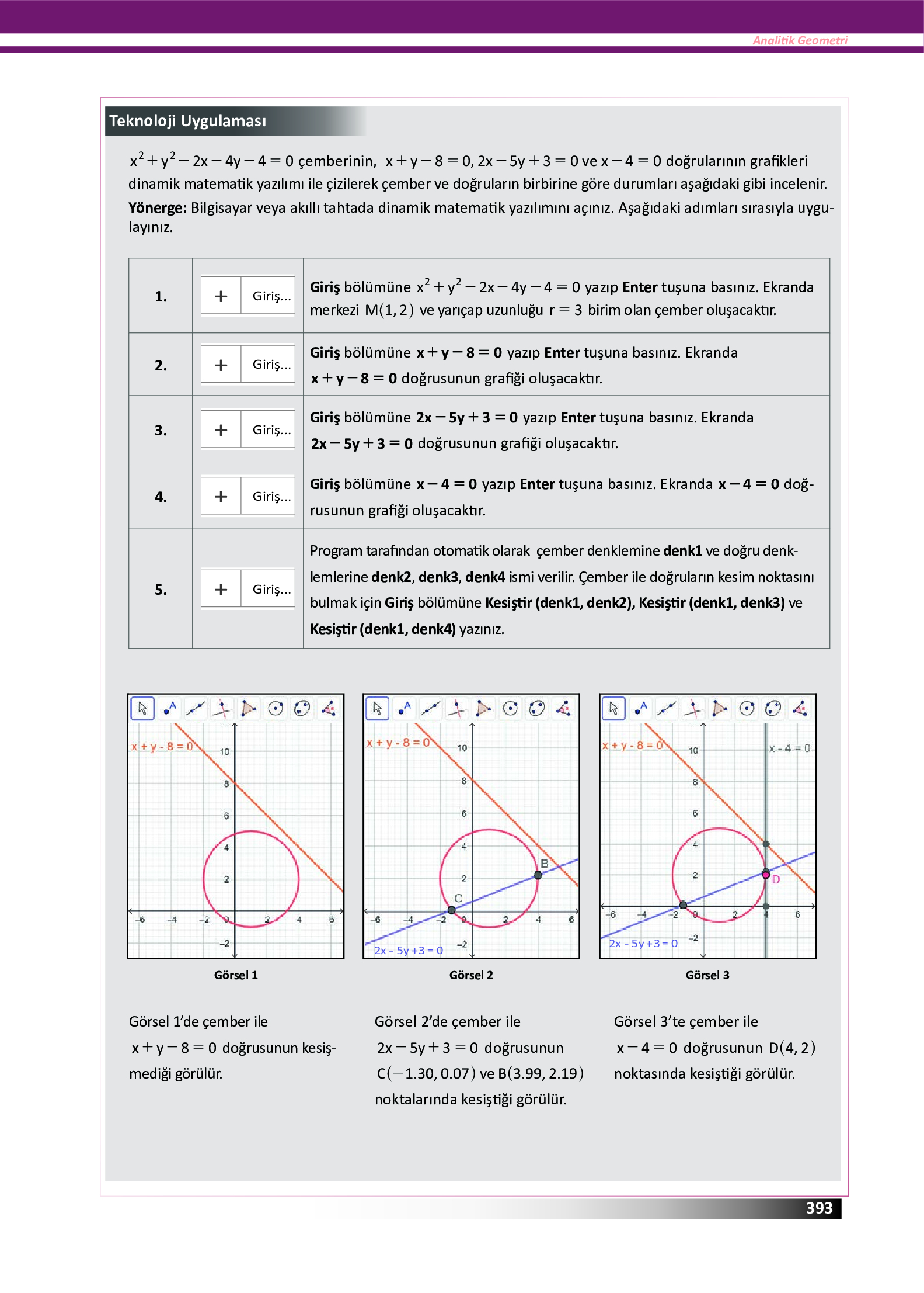 12. Sınıf Meb Yayınları Fen Lisesi Matematik Ders Kitabı Sayfa 393 Cevapları 12. Sınıf Meb Yayınları Fen Lisesi Matematik Ders Kitabı Sayfa 393 Cevapları