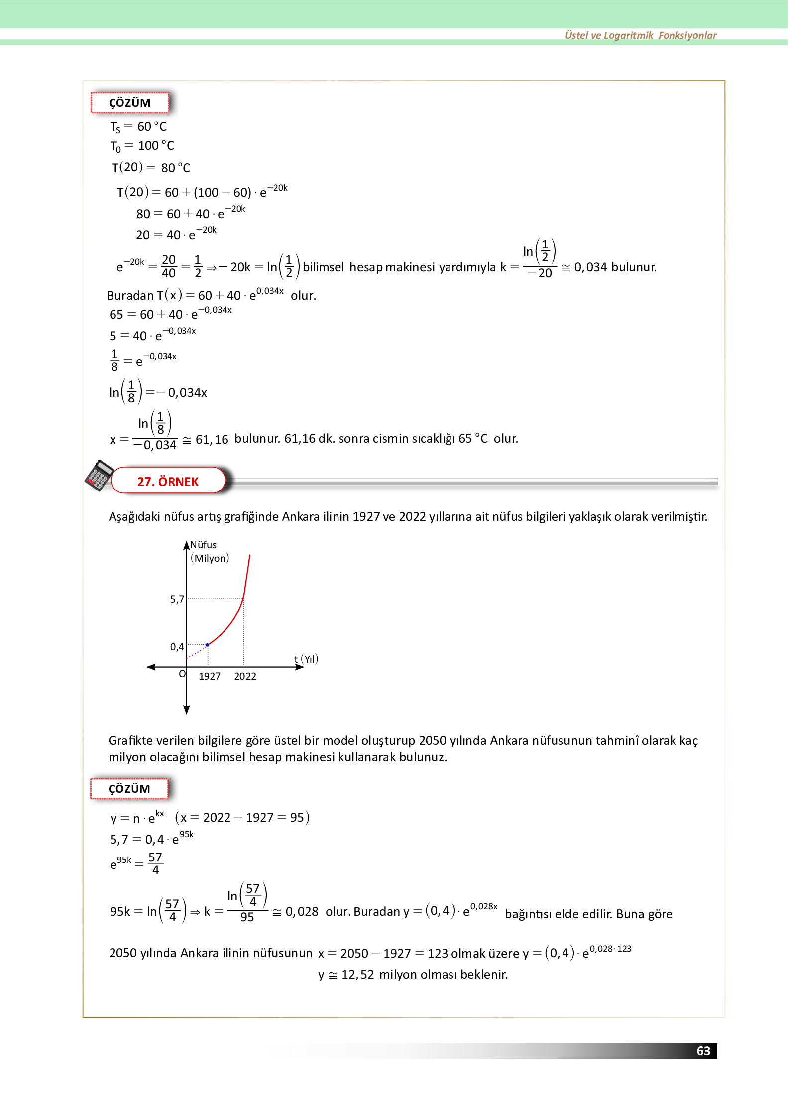 12. Sınıf Meb Yayınları Fen Lisesi Matematik Ders Kitabı Sayfa 63 Cevapları 12. Sınıf Meb Yayınları Fen Lisesi Matematik Ders Kitabı Sayfa 63 Cevapları