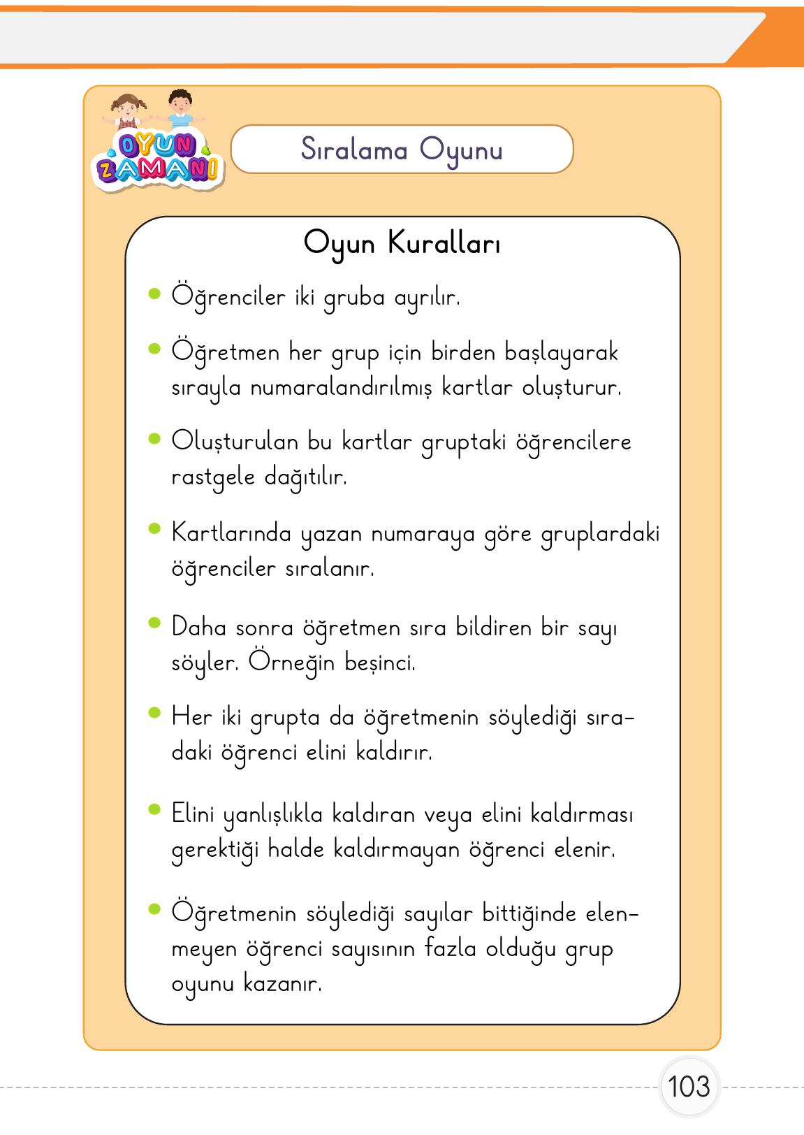 1. Sınıf Meb Yayınları Matematik Ders Kitabı 1. Kitap Sayfa 103 Cevapları 1. Sınıf Meb Yayınları Matematik Ders Kitabı 1. Kitap Sayfa 103 Cevapları