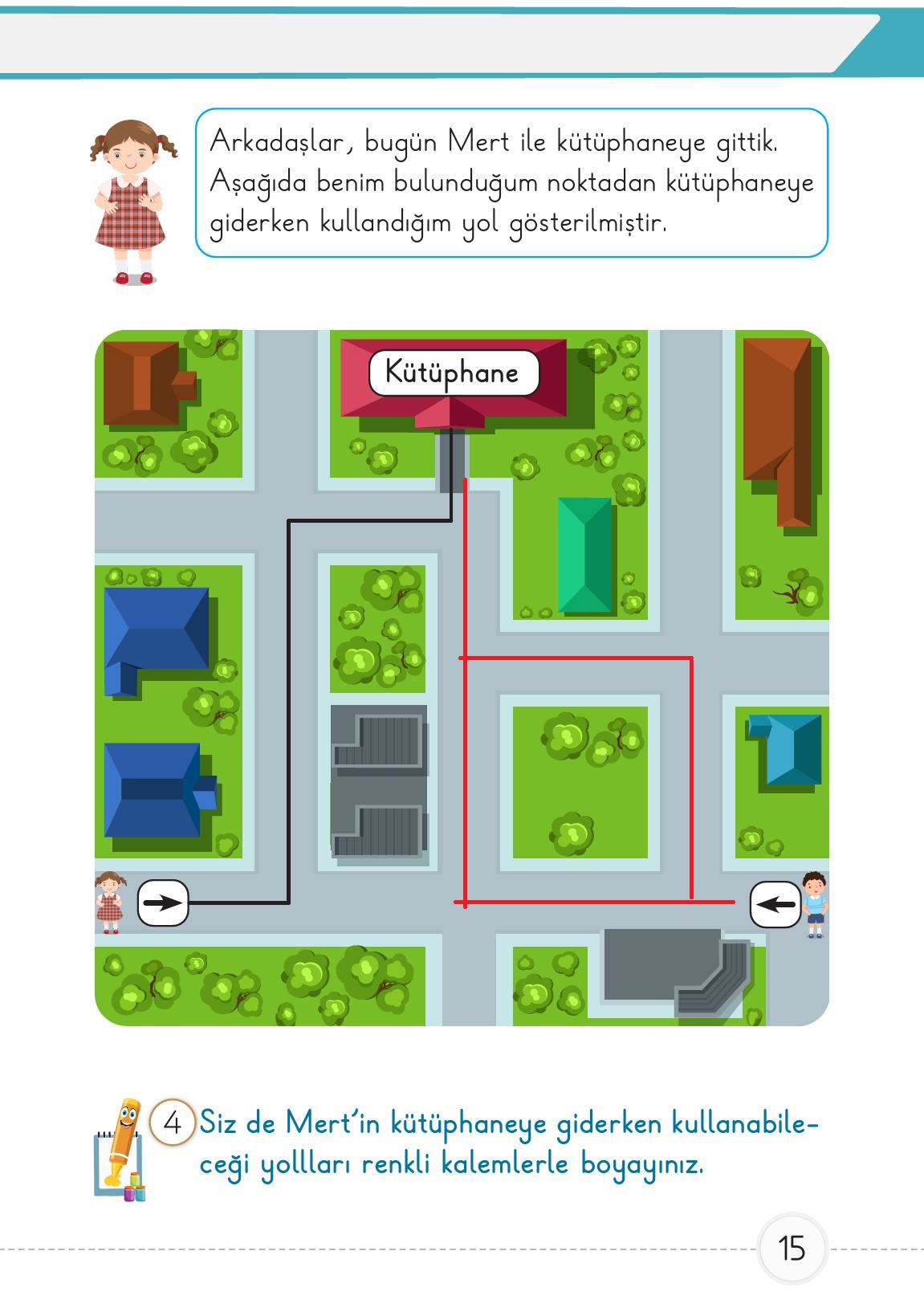 1. Sınıf Meb Yayınları Matematik Ders Kitabı 1. Kitap Sayfa 15 Cevapları