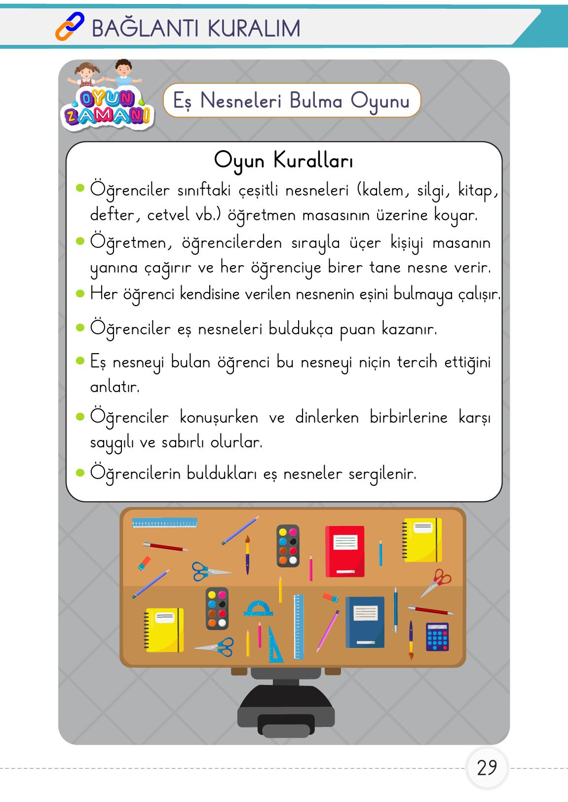 1. Sınıf Meb Yayınları Matematik Ders Kitabı 1. Kitap Sayfa 29 Cevapları