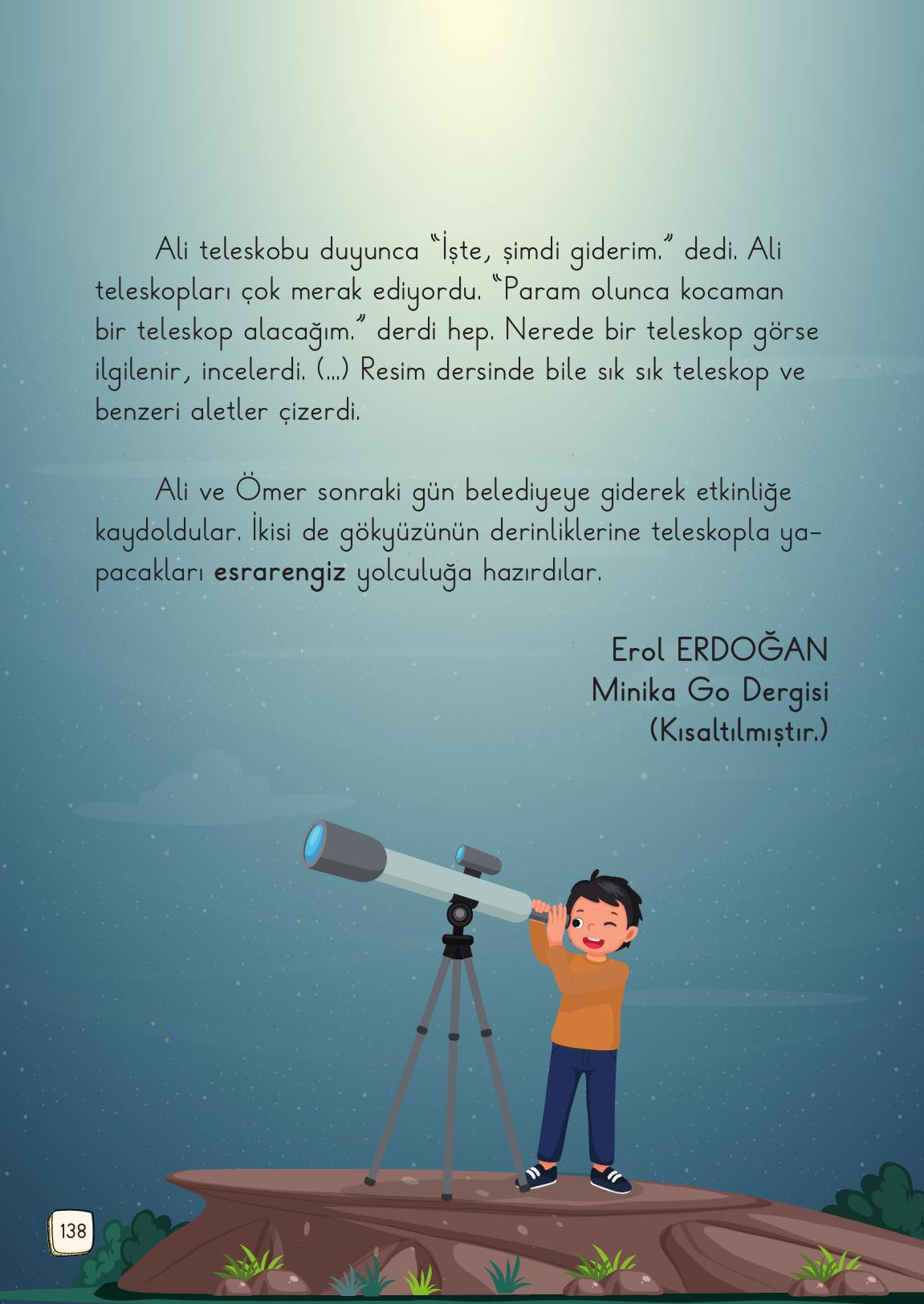 1. Sınıf Meb Yayınları Türkçe Ders Kitabı 1. Kitap Sayfa 138 Cevapları