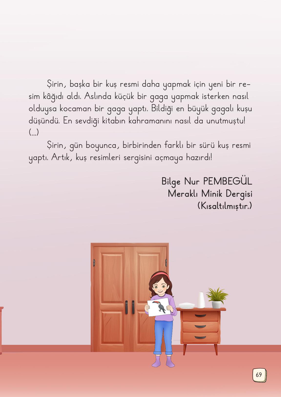 1. Sınıf Meb Yayınları Türkçe Ders Kitabı 1. Kitap Sayfa 69 Cevapları 1. Sınıf Meb Yayınları Türkçe Ders Kitabı 1. Kitap Sayfa 69 Cevapları