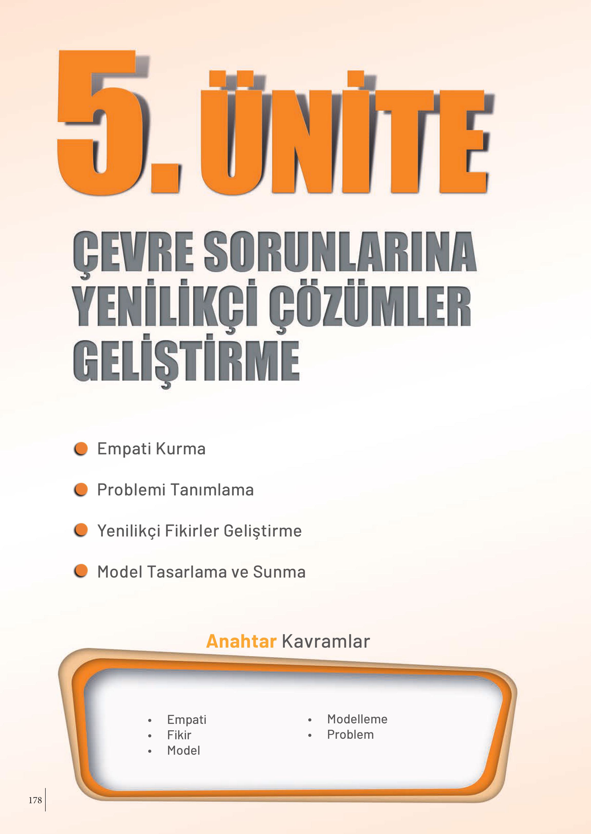 10-11-12. Sınıf Meb Yayınları İklim Çevre Ve Yenilikçi Çözümler Ders Kitabı Sayfa 178 Cevapları 10-11-12. Sınıf Meb Yayınları İklim Çevre Ve Yenilikçi Çözümler Ders Kitabı Sayfa 178 Cevapları
