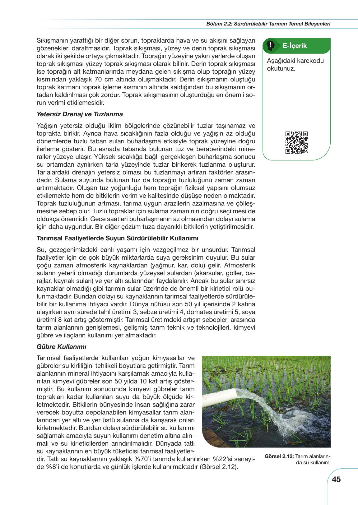 10-11. Sınıf Meb Yayınları Sürdürülebilir Tarım Ve Gıda Güvenliği Ders Kitabı Sayfa 45 Cevapları 10-11. Sınıf Meb Yayınları Sürdürülebilir Tarım Ve Gıda Güvenliği Ders Kitabı Sayfa 45 Cevapları