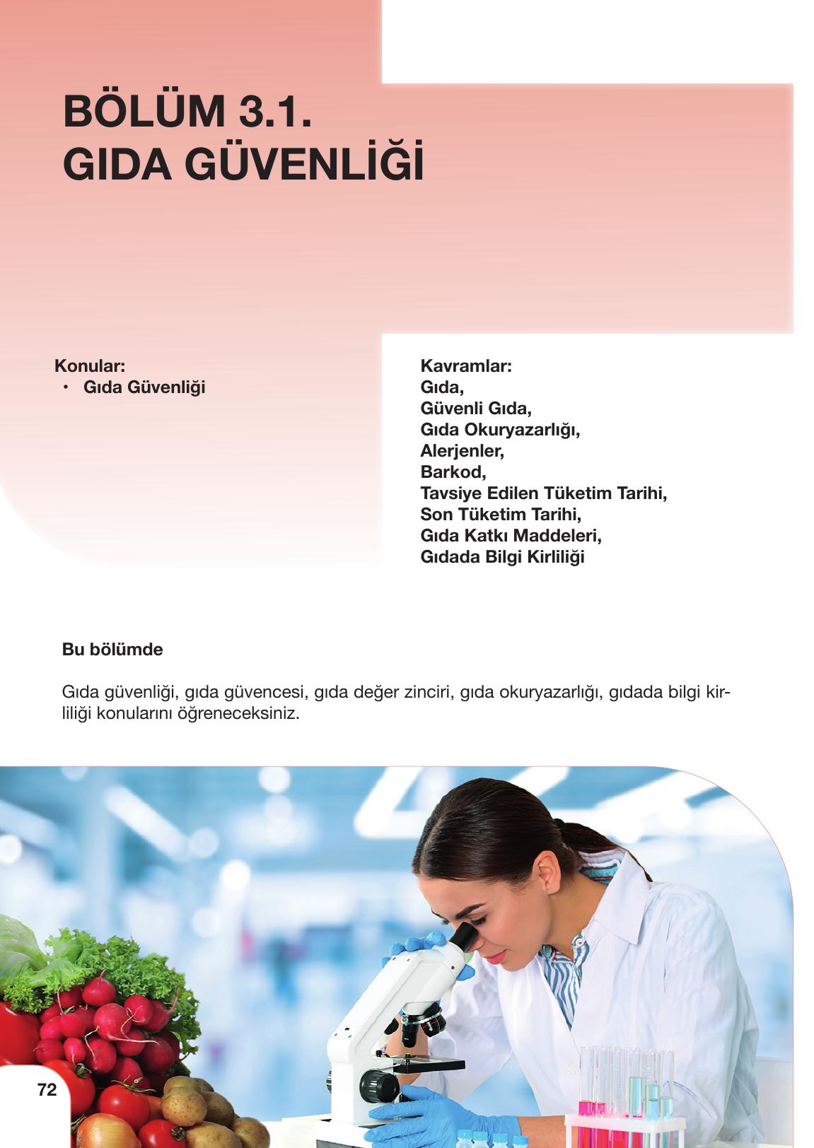 10-11. Sınıf Meb Yayınları Sürdürülebilir Tarım Ve Gıda Güvenliği Ders Kitabı Sayfa 72 Cevapları 10-11. Sınıf Meb Yayınları Sürdürülebilir Tarım Ve Gıda Güvenliği Ders Kitabı Sayfa 72 Cevapları