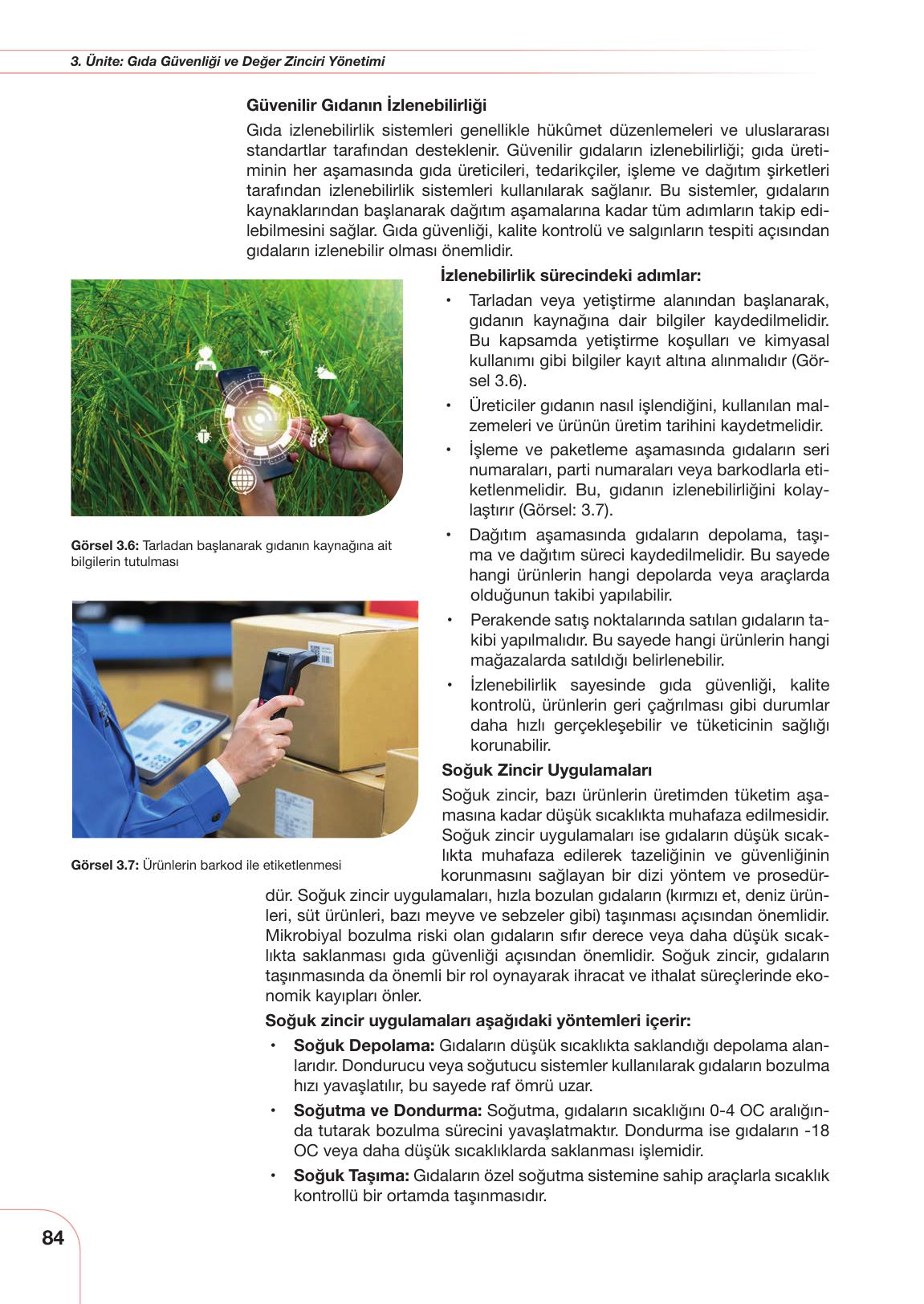 10-11. Sınıf Meb Yayınları Sürdürülebilir Tarım Ve Gıda Güvenliği Ders Kitabı Sayfa 84 Cevapları